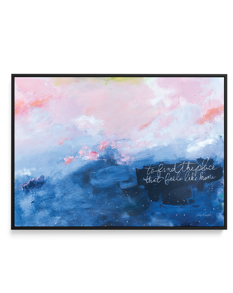 To Find The Place | Framed Canvas Art Print
