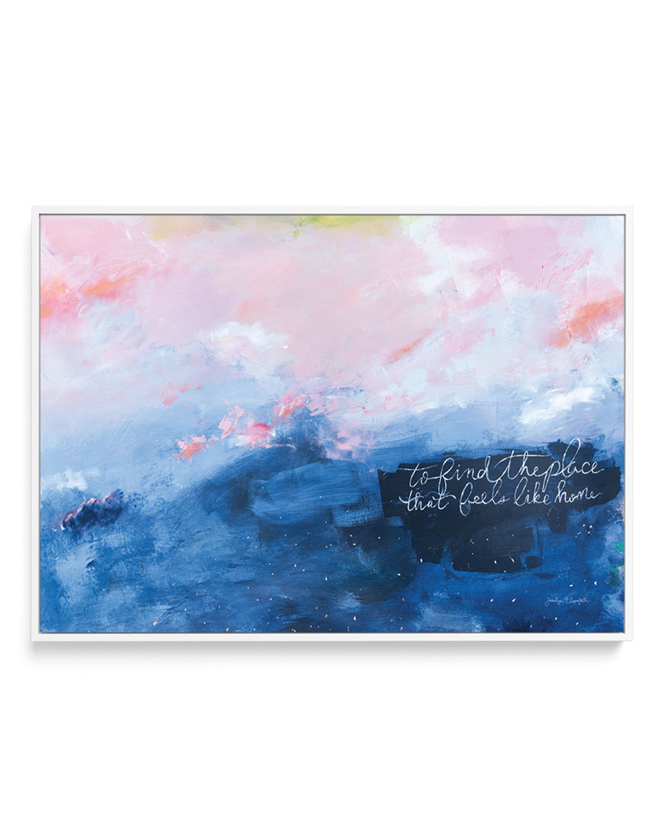 To Find The Place | Framed Canvas Art Print