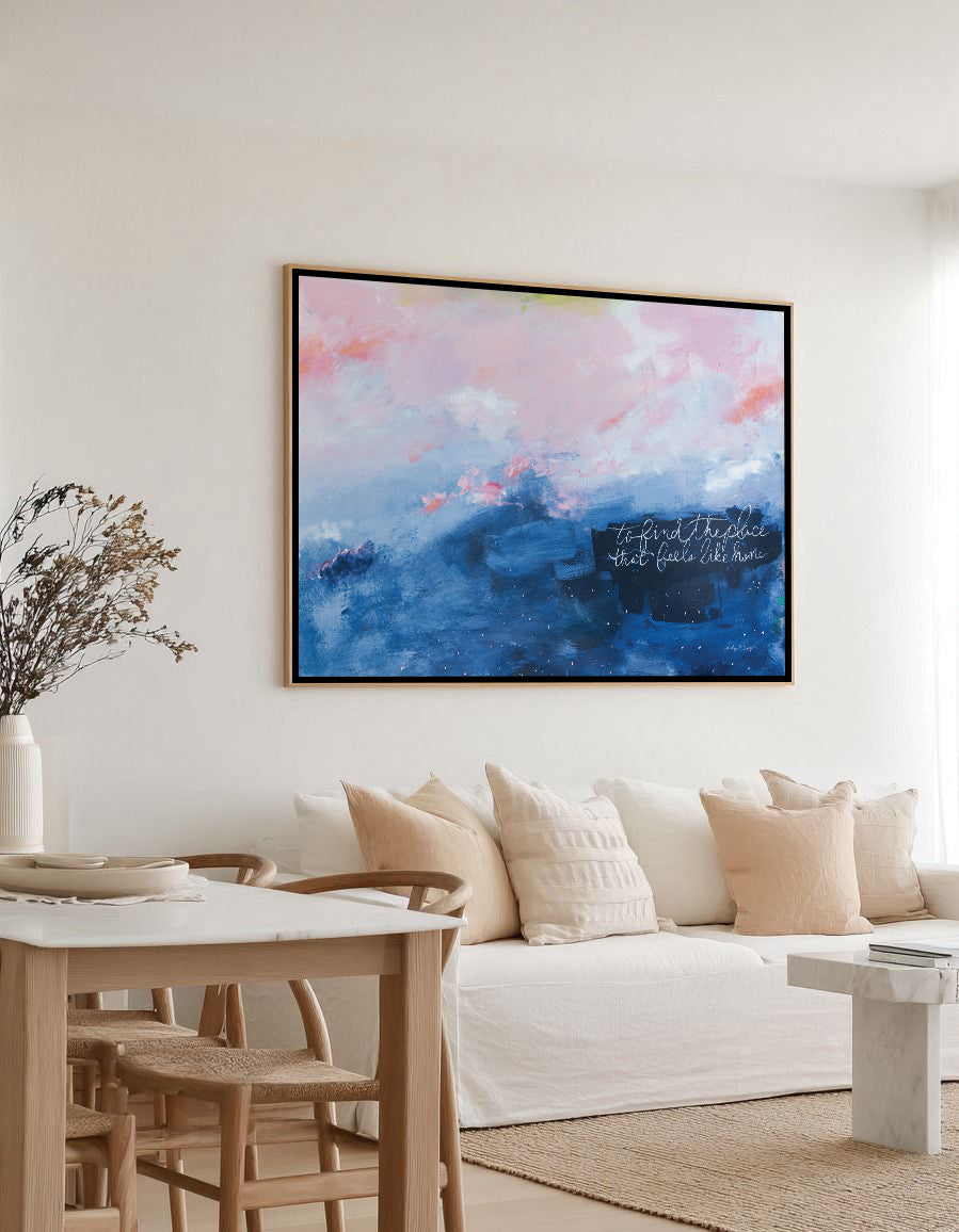 To Find The Place | Framed Canvas Art Print