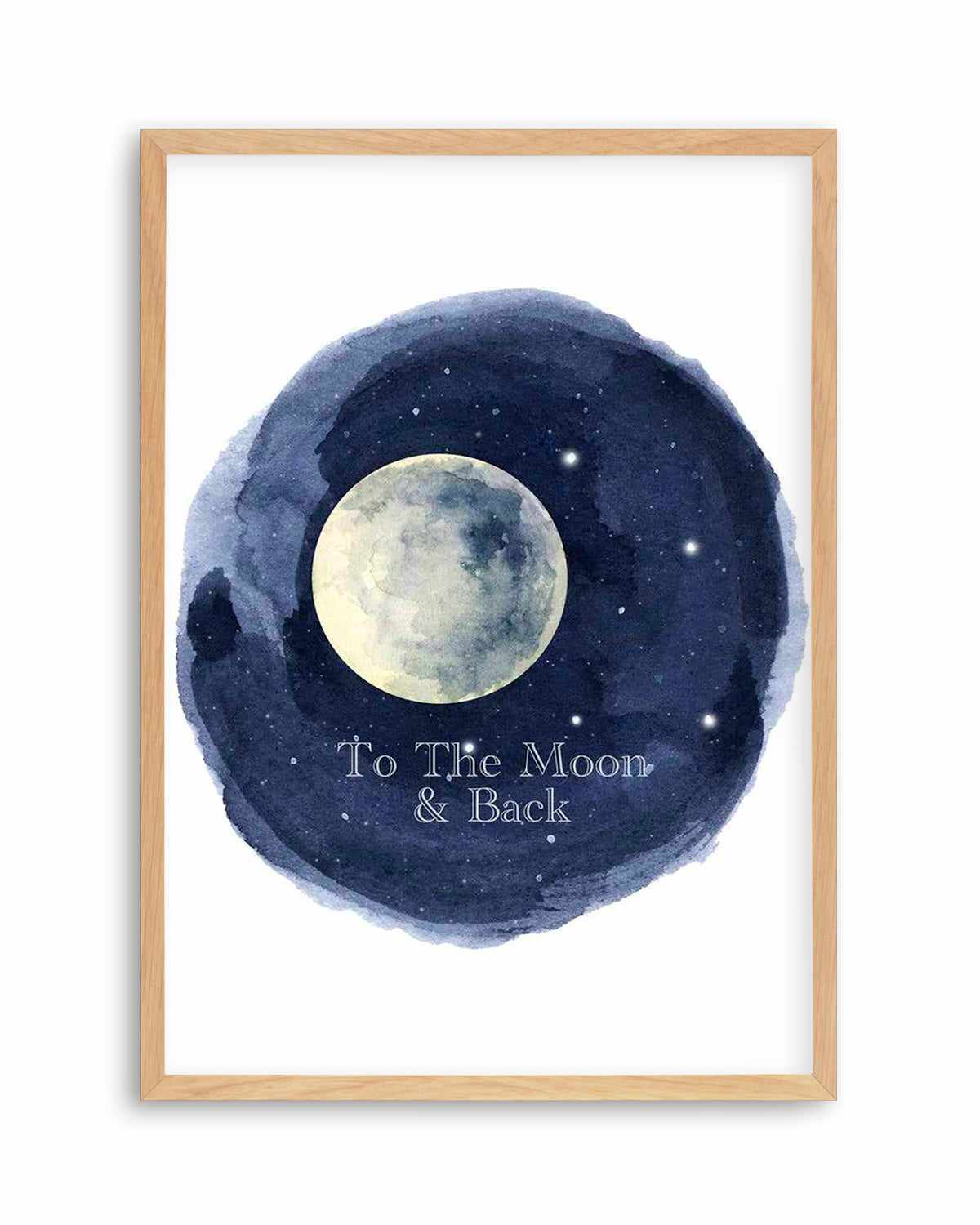 To The Moon & Back Art Print