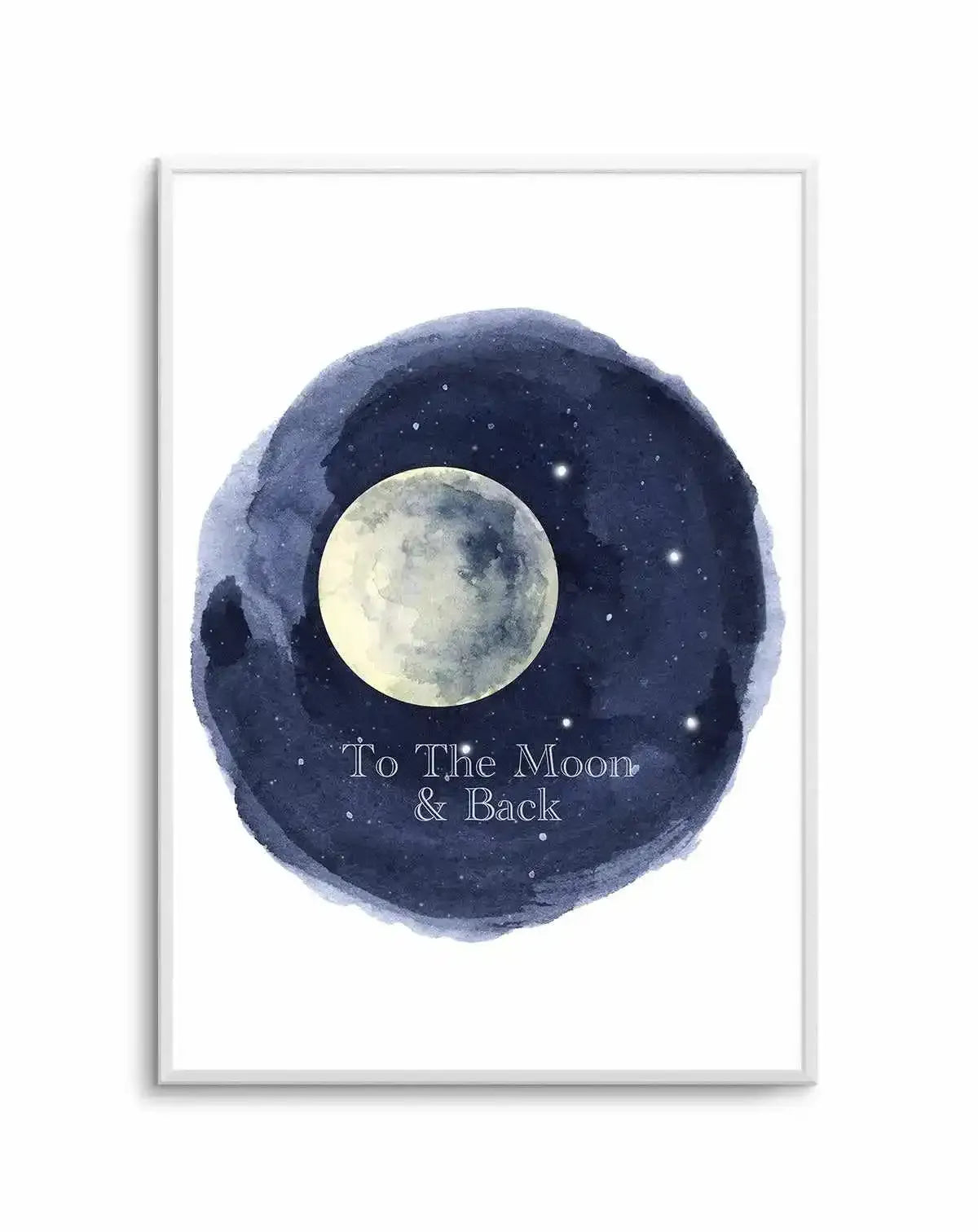 To The Moon & Back Art Print-PRINT-Olive et Oriel-Olive et Oriel-Buy-Australian-Art-Prints-Online-with-Olive-et-Oriel-Your-Artwork-Specialists-Austrailia-Decorate-With-Coastal-Photo-Wall-Art-Prints-From-Our-Beach-House-Artwork-Collection-Fine-Poster-and-Framed-Artwork