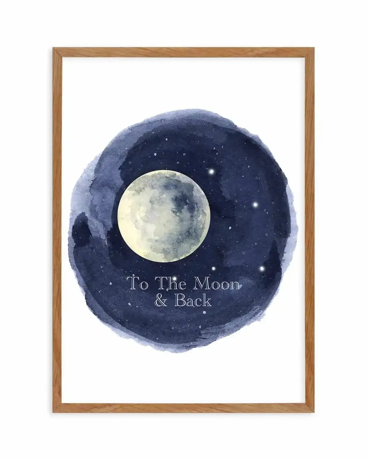To The Moon & Back Art Print-PRINT-Olive et Oriel-Olive et Oriel-Buy-Australian-Art-Prints-Online-with-Olive-et-Oriel-Your-Artwork-Specialists-Austrailia-Decorate-With-Coastal-Photo-Wall-Art-Prints-From-Our-Beach-House-Artwork-Collection-Fine-Poster-and-Framed-Artwork