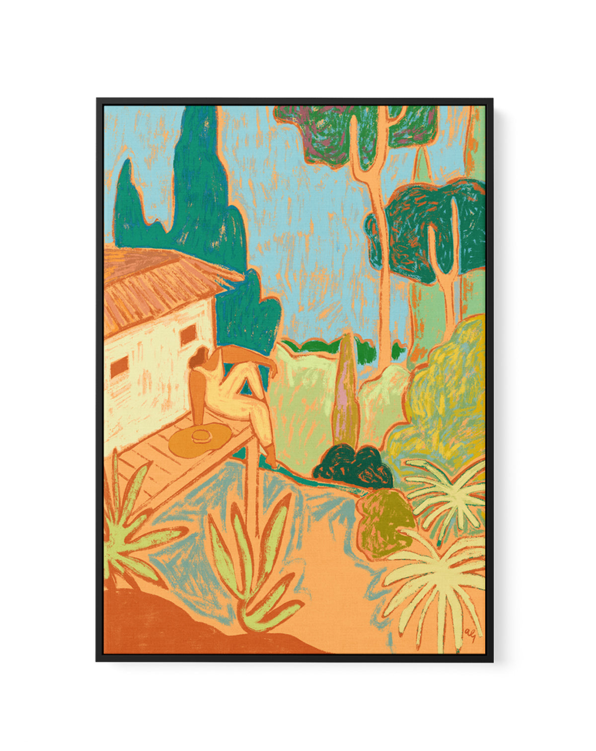 Today Is Perfect by Arty Guava | Framed Canvas Art Print