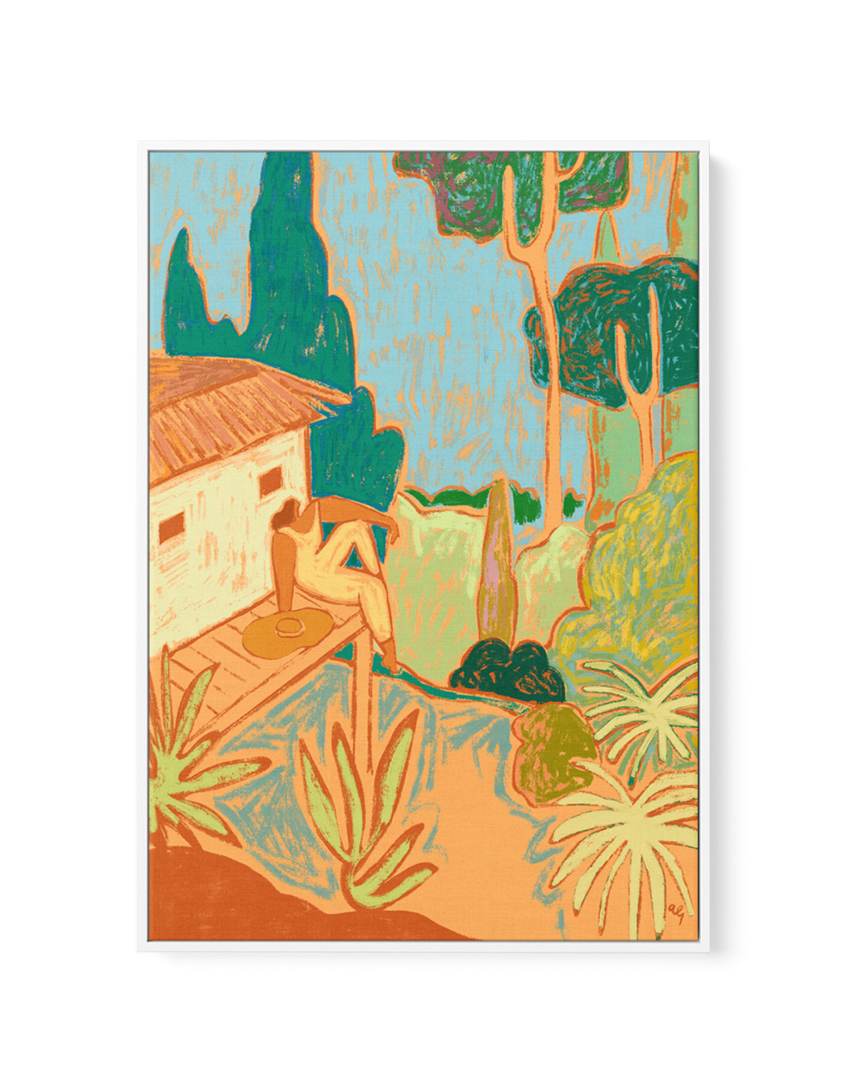 Today Is Perfect by Arty Guava | Framed Canvas Art Print