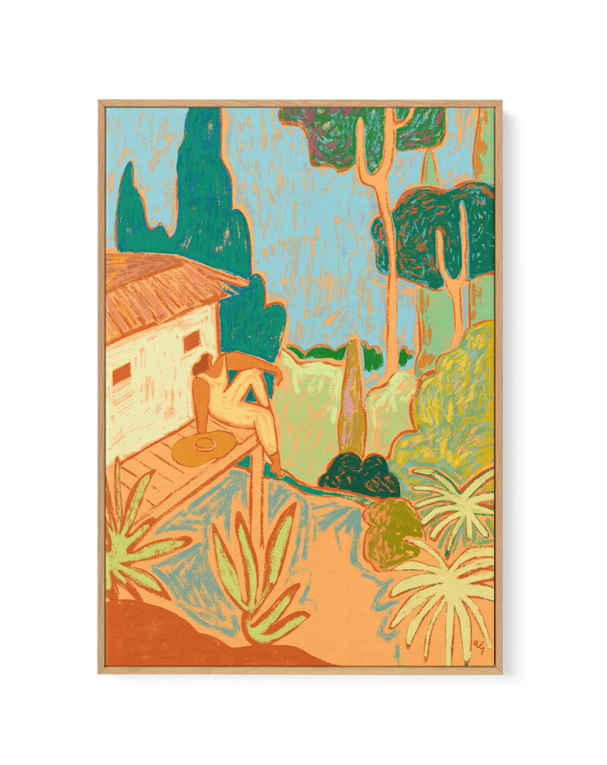 Today Is Perfect by Arty Guava | Framed Canvas Art Print