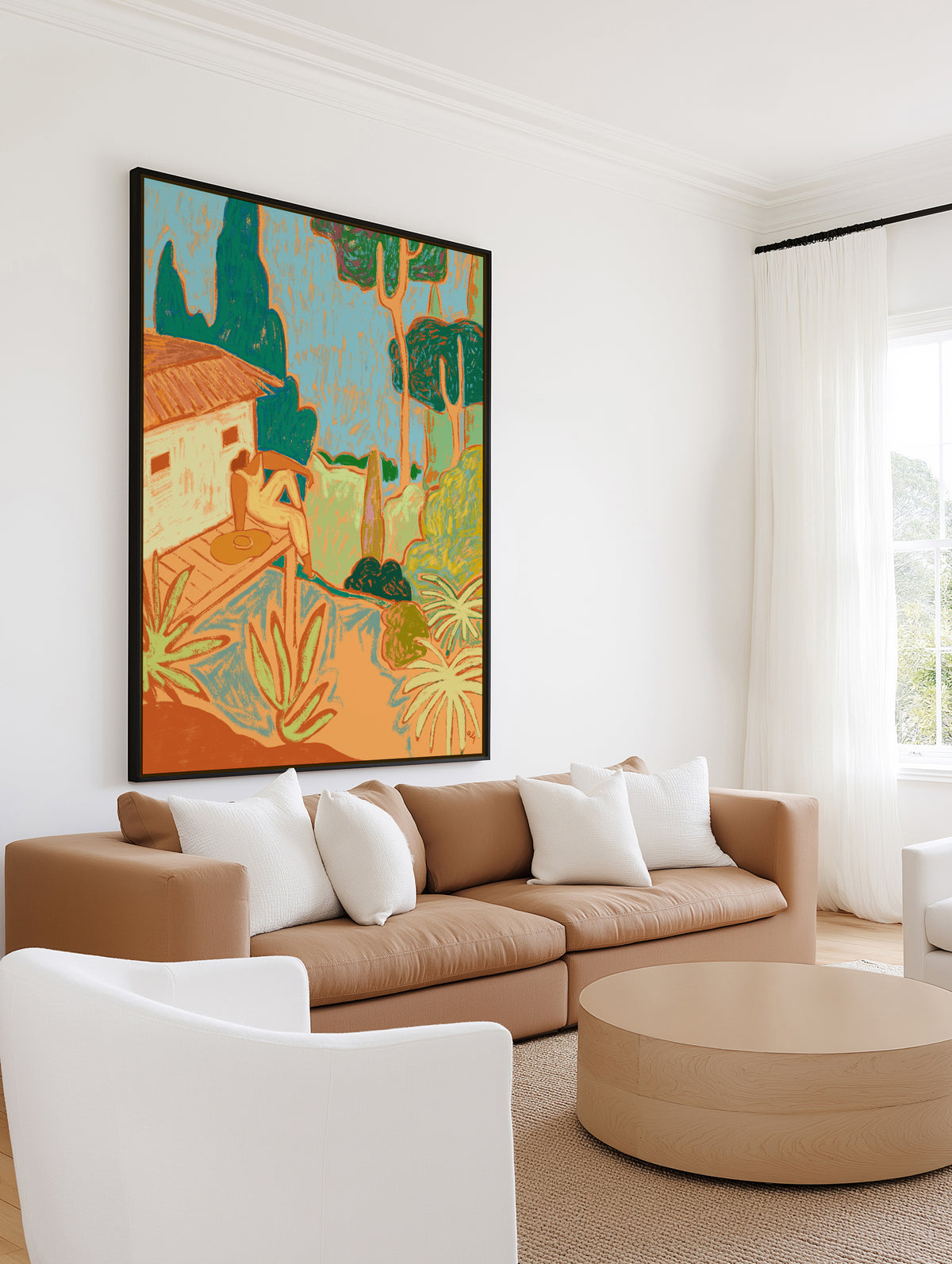 Today Is Perfect by Arty Guava | Framed Canvas Art Print