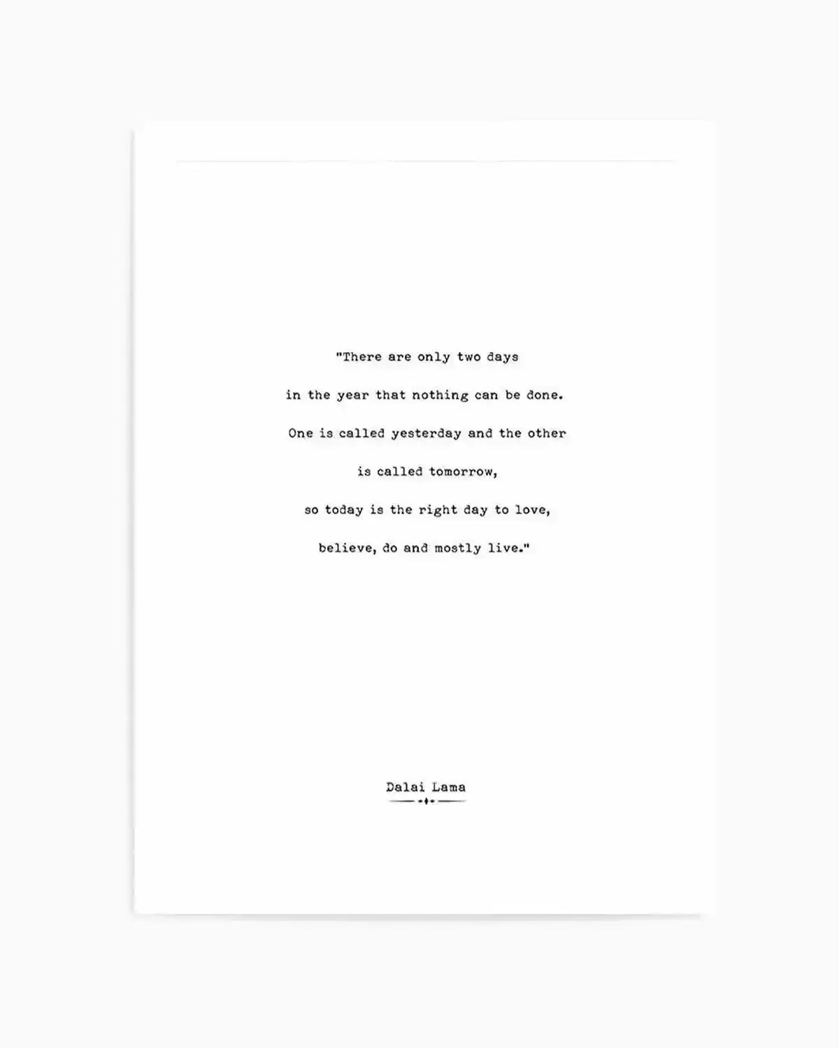 Today Is The Right Day Art Print from Olive et Oriel where you can shop wallpaper and artworks online