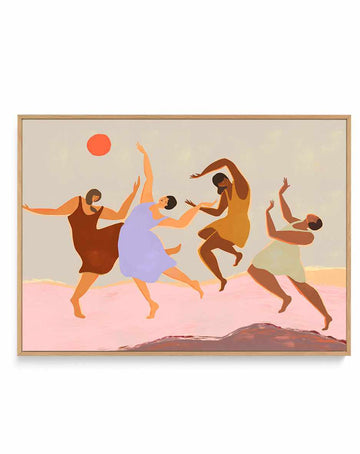 Together by Arty Guava | Framed Canvas Art Print from Olive et Oriel where you can shop wallpaper and artworks online
