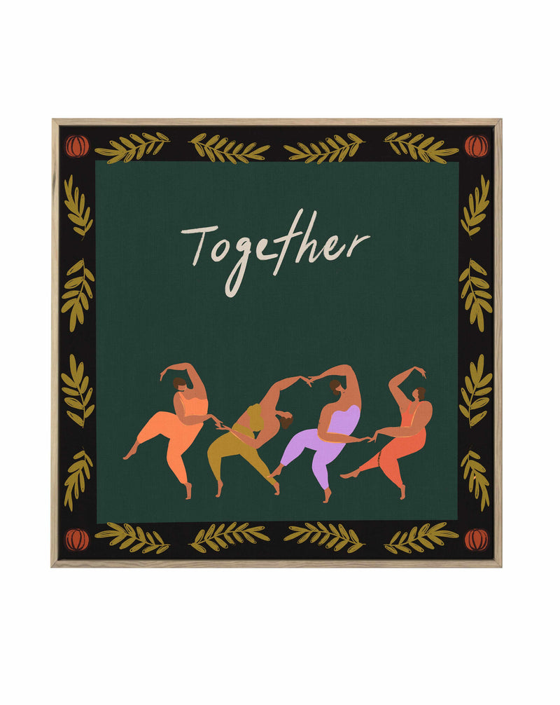 Together II by Arty Guava | Framed Canvas Art Print