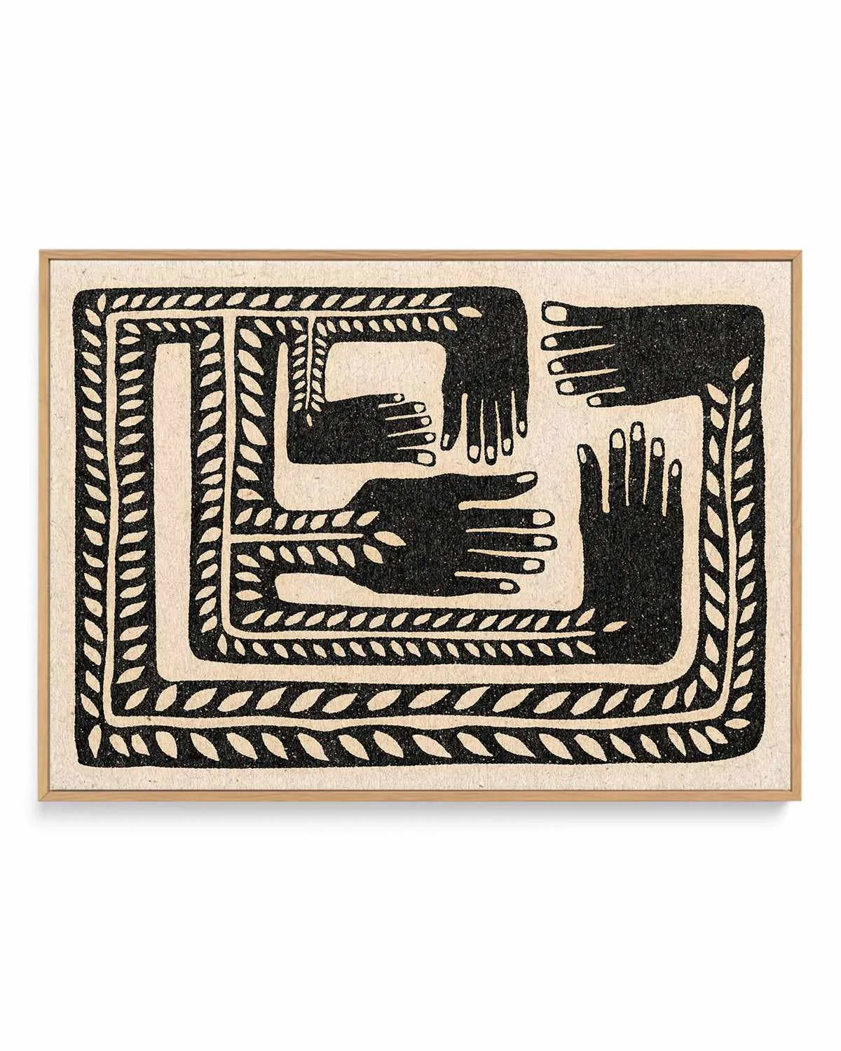 Together by David Schmitt | Framed Canvas Art Print from Olive et Oriel where you can shop wallpaper and artworks online