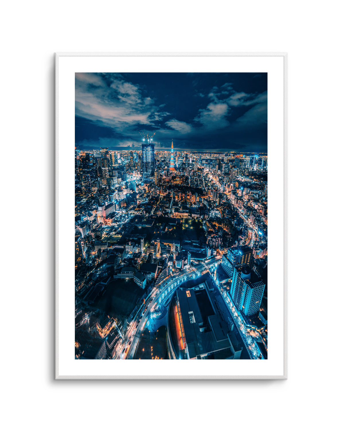 Tokyo City Lights by Christopher Snowman | Art Print