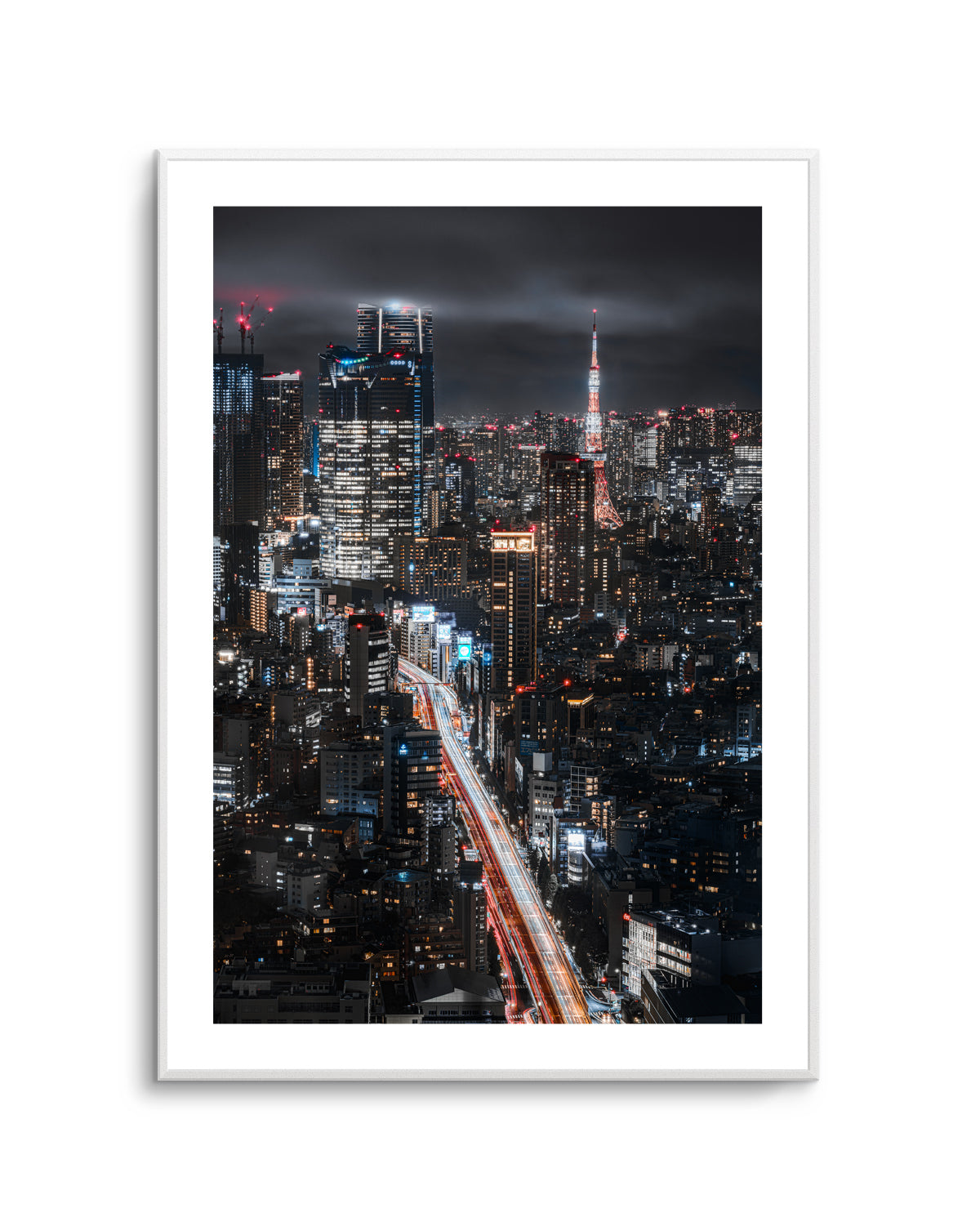 Tokyo City Night Lights by I_ha__to | Art Print