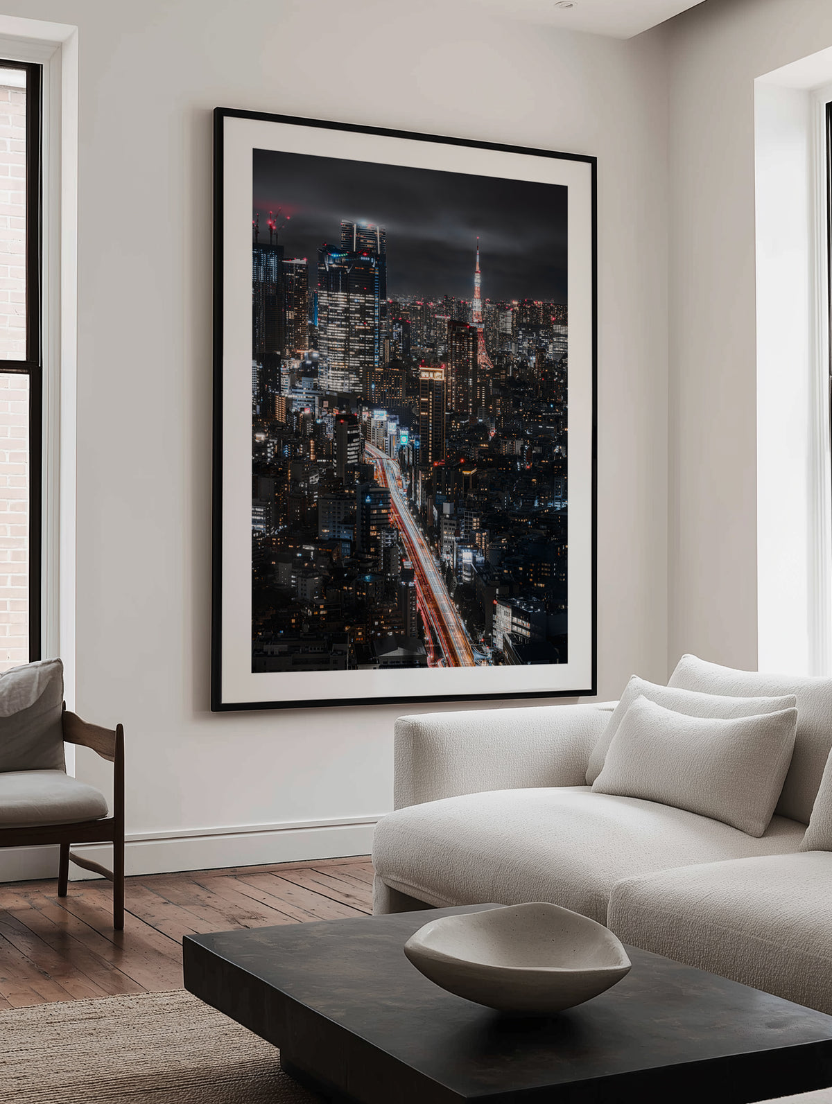 Tokyo City Night Lights by I_ha__to | Art Print