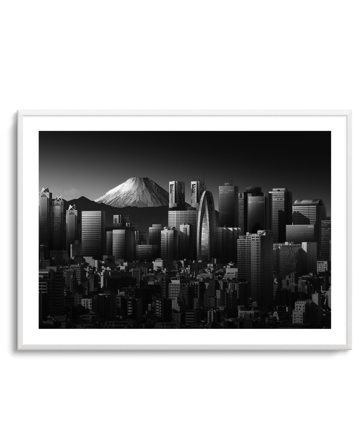 Tokyo Fuji Skyline by Shuchuan Liu | Art Print