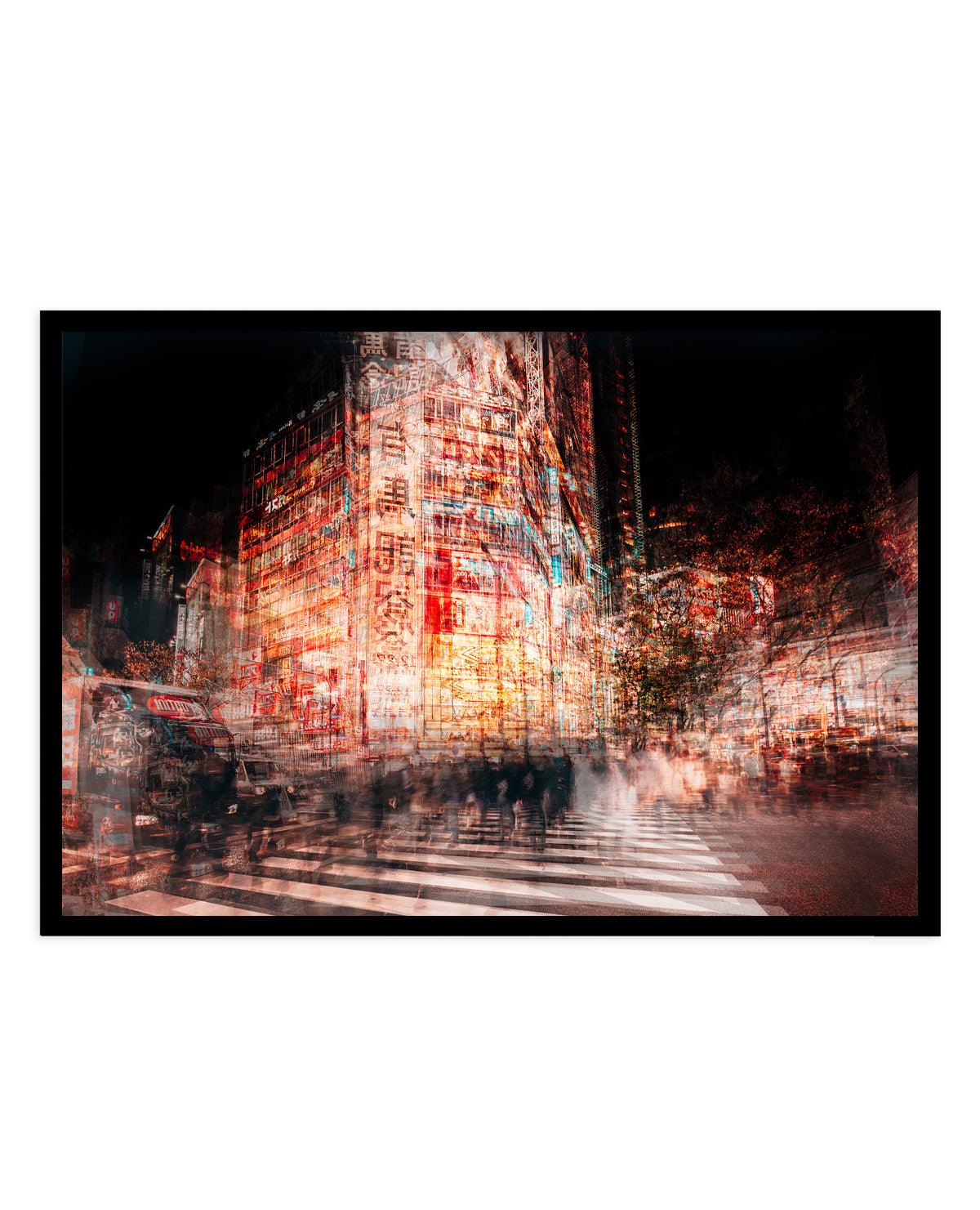 Tokyo Night Motion by Carmine Chiriaco | Art Print