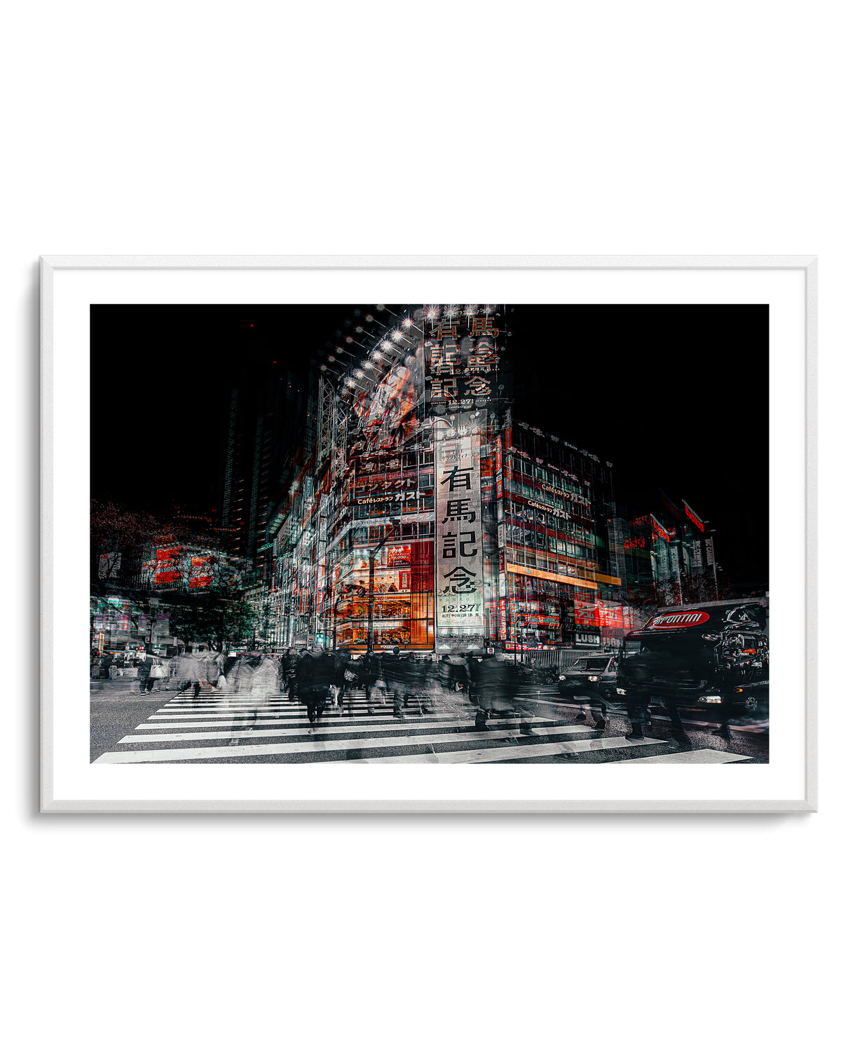 Tokyo Night Motion by Carmine Chiriaco | Art Print