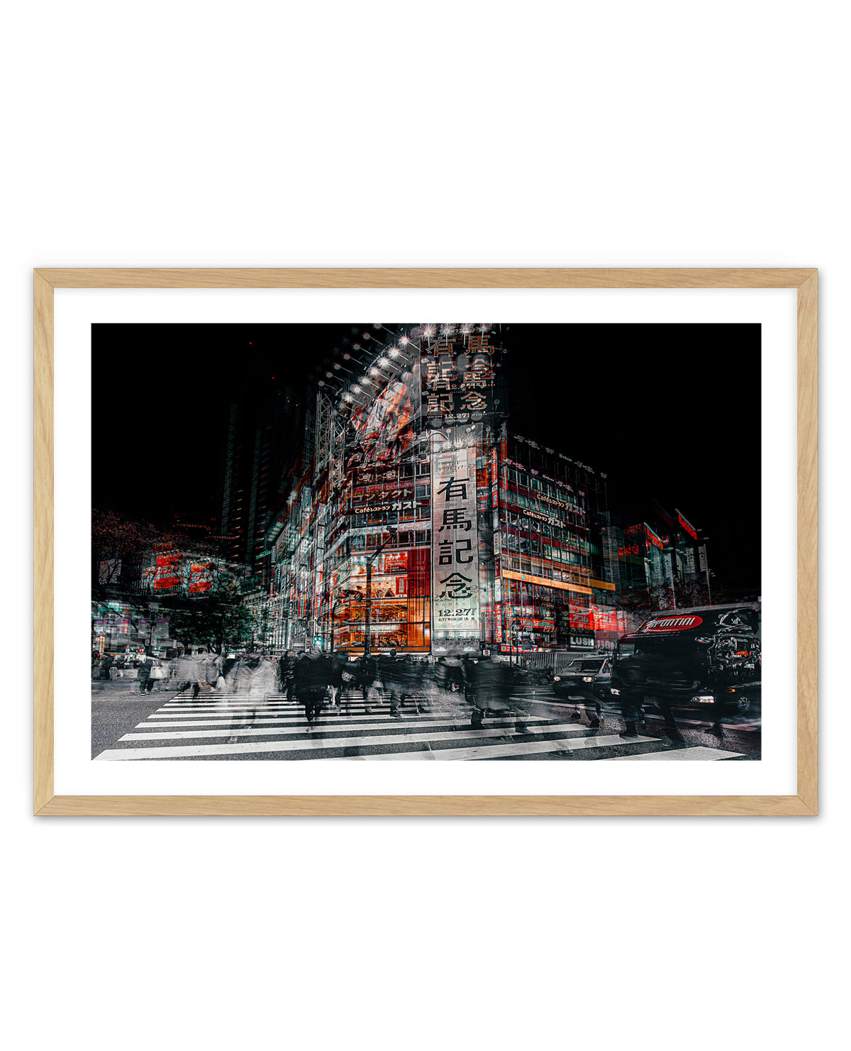 Tokyo Night Motion by Carmine Chiriaco | Art Print