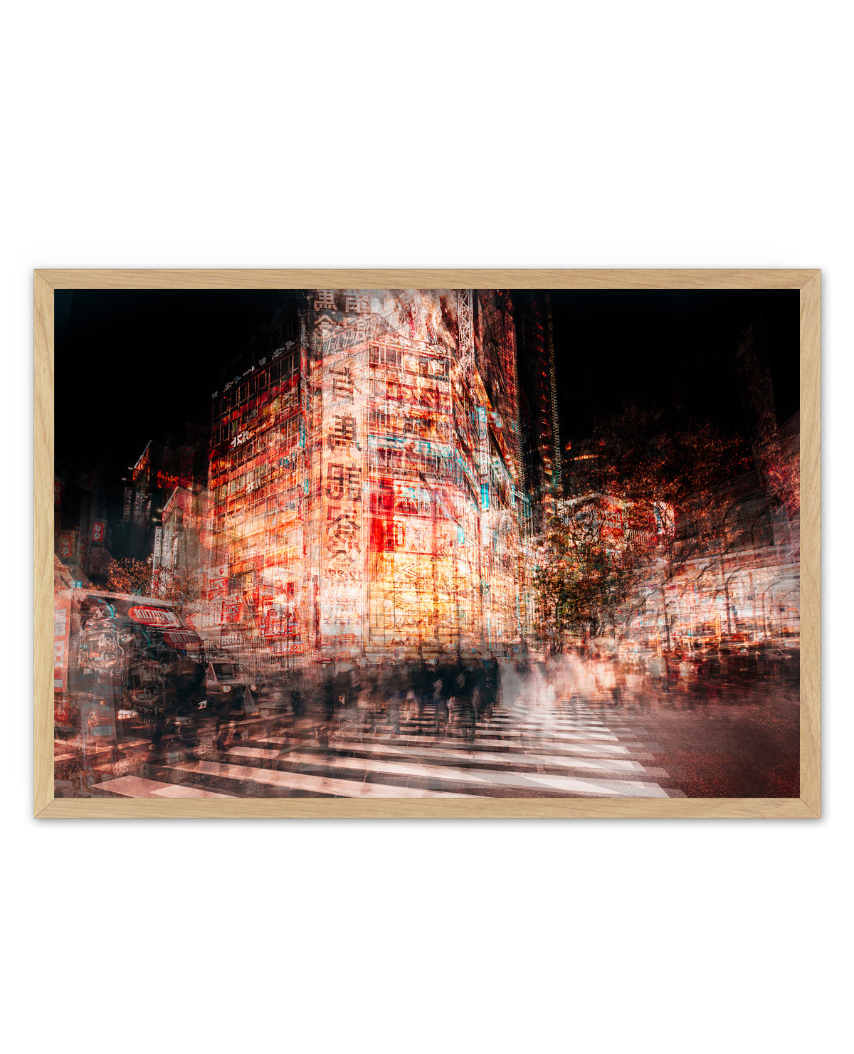 Tokyo Night Motion by Carmine Chiriaco | Art Print