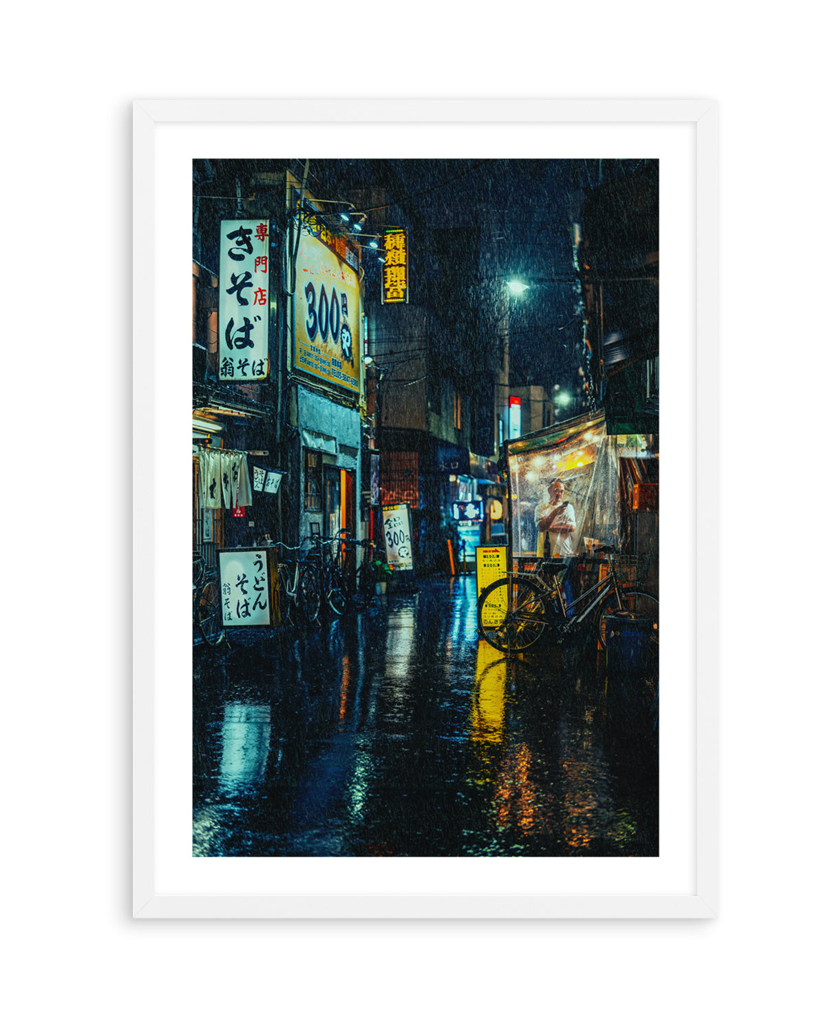 Tokyo Rainy Night by Yuzo Fujii | Art Print