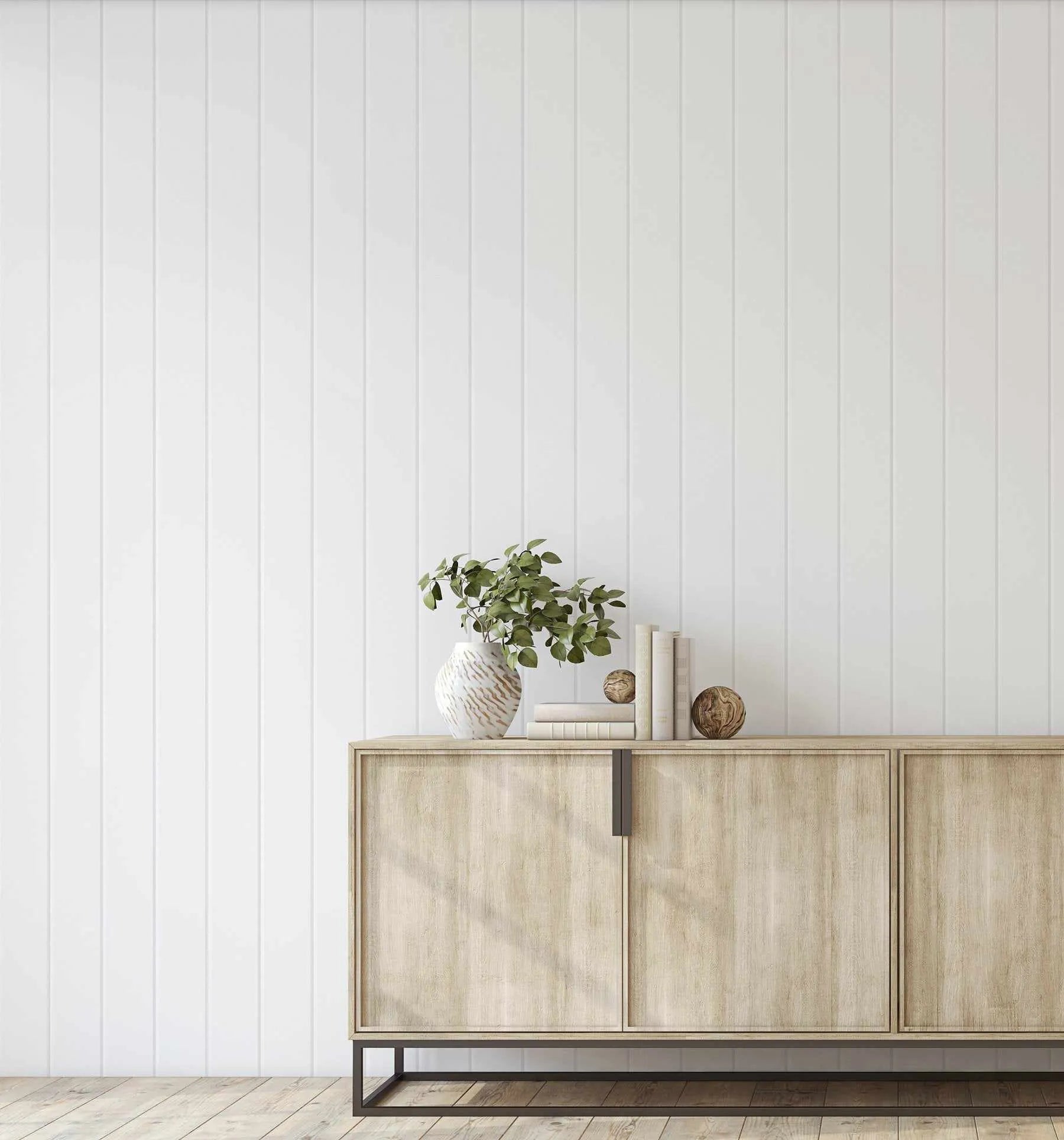 Tongue & Groove Wood Panel Wallpaper | Light Grey-Wallpaper-Buy Kids Removable Wallpaper Online Our Custom Made Children√¢‚Ç¨‚Ñ¢s Wallpapers Are A Fun Way To Decorate And Enhance Boys Bedroom Decor And Girls Bedrooms They Are An Amazing Addition To Your Kids Bedroom Walls Our Collection of Kids Wallpaper Is Sure To Transform Your Kids Rooms Interior Style From Pink Wallpaper To Dinosaur Wallpaper Even Marble Wallpapers For Teen Boys Shop Peel And Stick Wallpaper Online Today With Olive et Oriel