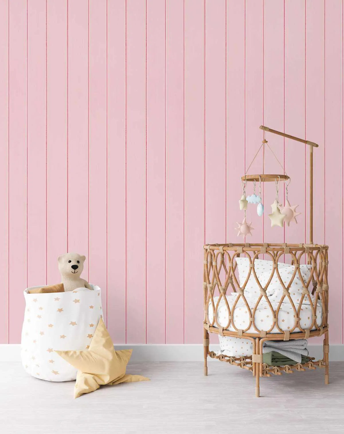 Tongue & Groove Wood Panel Wallpaper | Pretty Pink-Wallpaper-Buy Kids Removable Wallpaper Online Our Custom Made Children√¢‚Ç¨‚Ñ¢s Wallpapers Are A Fun Way To Decorate And Enhance Boys Bedroom Decor And Girls Bedrooms They Are An Amazing Addition To Your Kids Bedroom Walls Our Collection of Kids Wallpaper Is Sure To Transform Your Kids Rooms Interior Style From Pink Wallpaper To Dinosaur Wallpaper Even Marble Wallpapers For Teen Boys Shop Peel And Stick Wallpaper Online Today With Olive et Oriel