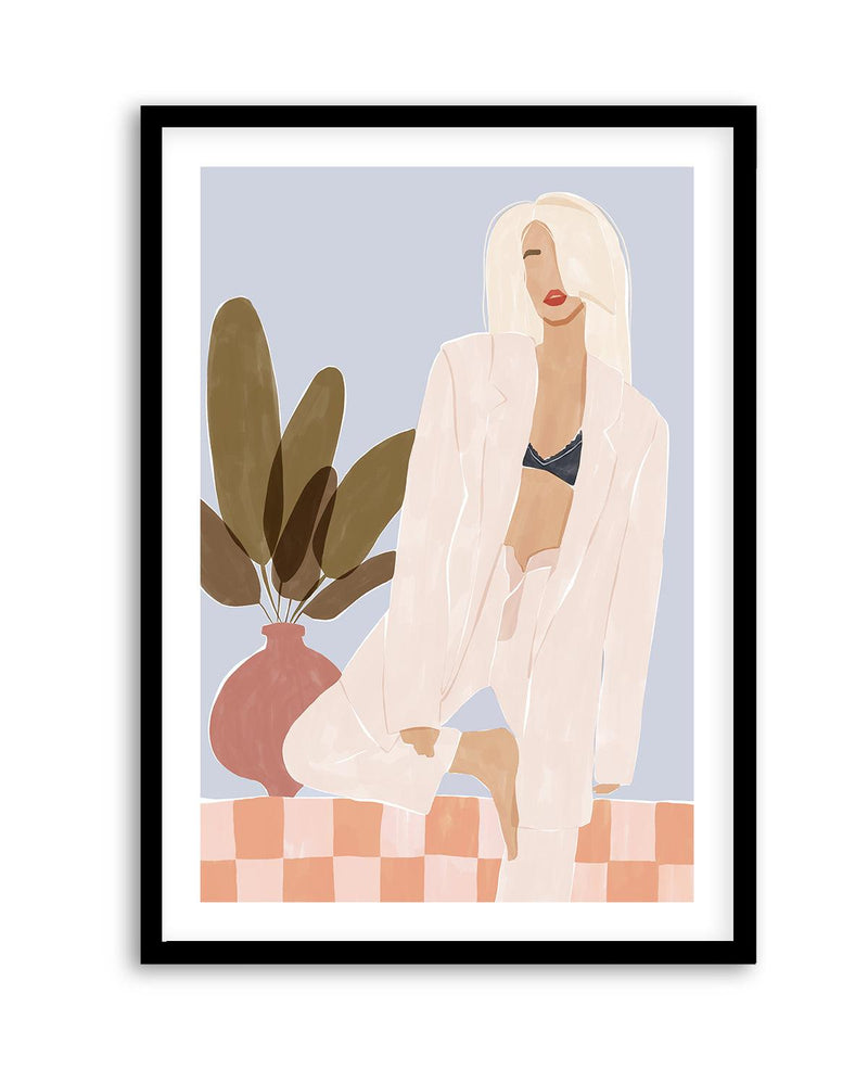 Too Lazy To Yoga By Ivy Green Illustration | Art Print