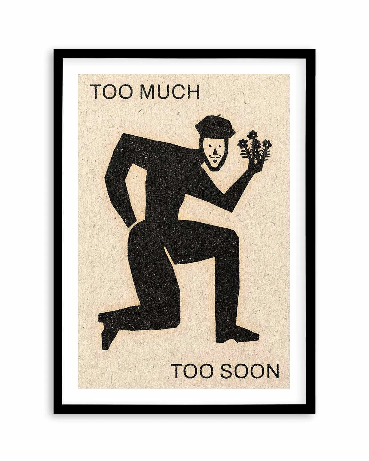 Too Much Too Soon by David Schmitt Art Print from Olive et Oriel where you can shop wallpaper and artworks online