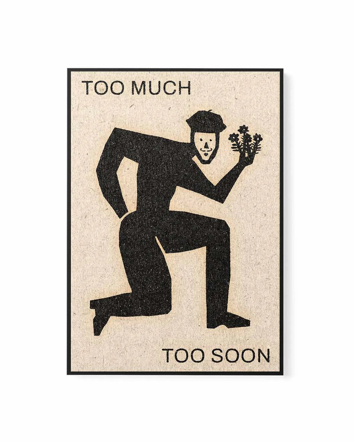Too Much Too Soon by David Schmitt | Framed Canvas Art Print from Olive et Oriel where you can shop wallpaper and artworks online