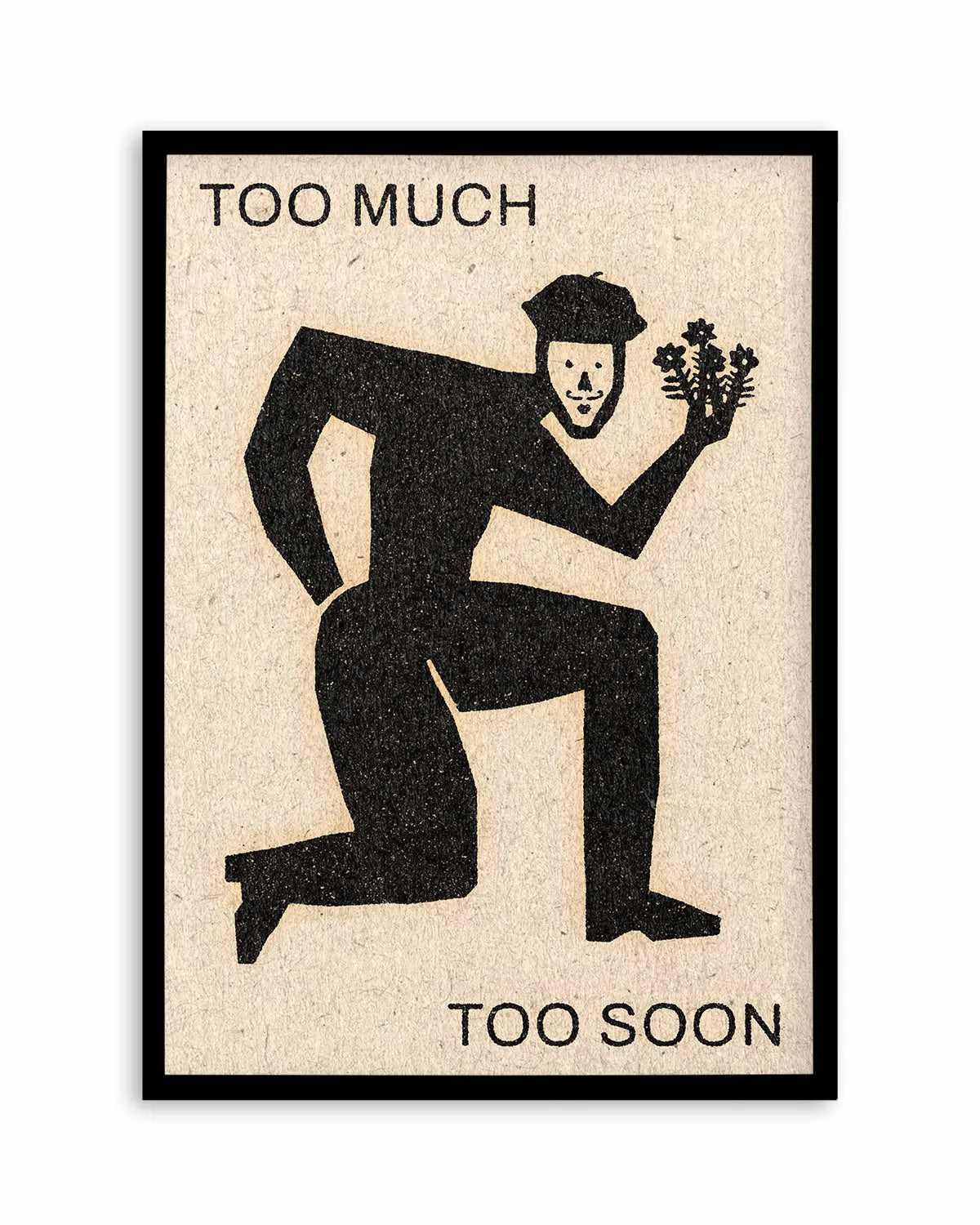 Too Much Too Soon by David Schmitt Art Print from Olive et Oriel where you can shop wallpaper and artworks online