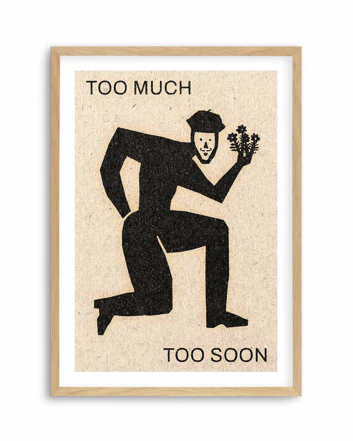 Too Much Too Soon by David Schmitt Art Print from Olive et Oriel where you can shop wallpaper and artworks online