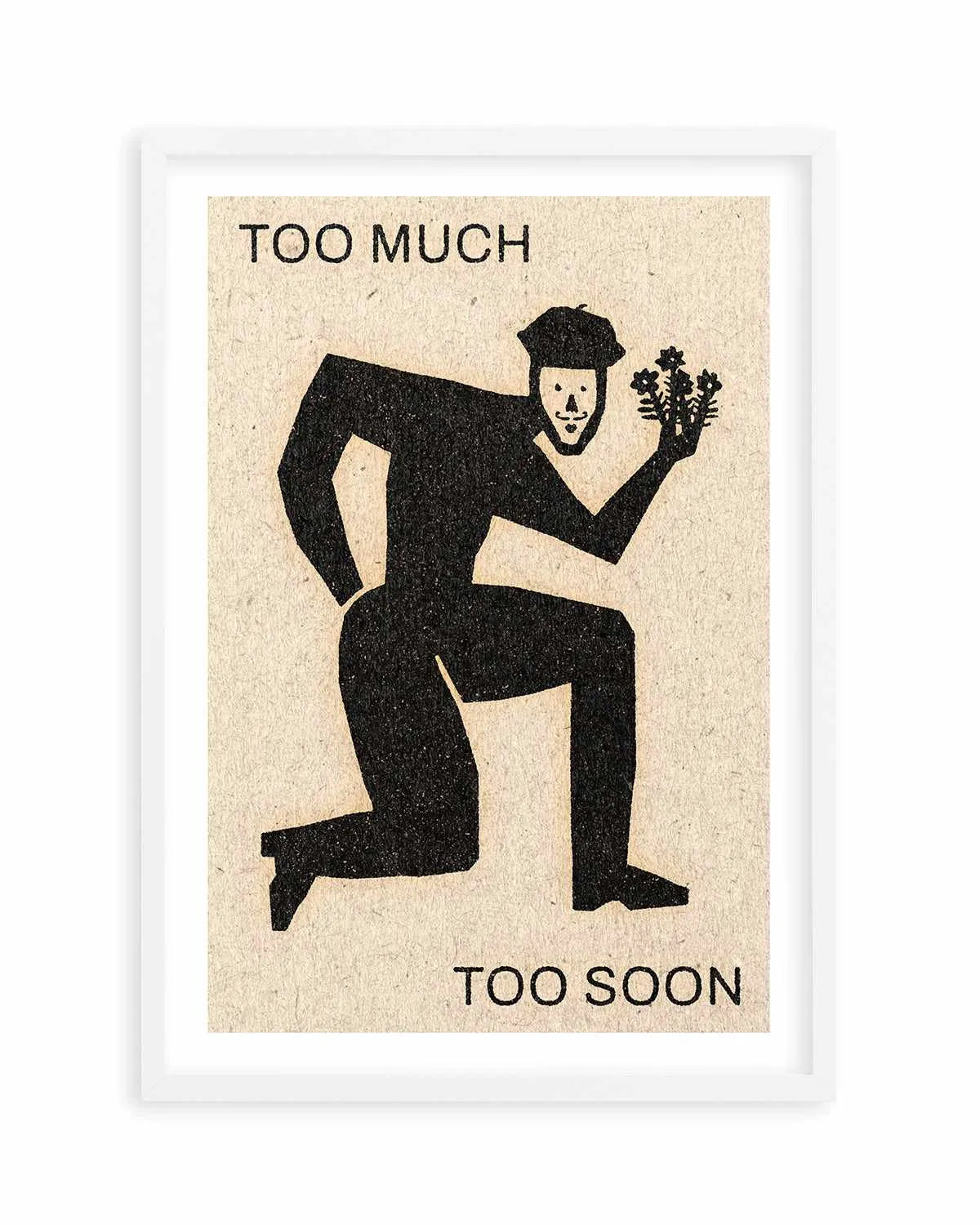 Too Much Too Soon by David Schmitt Art Print from Olive et Oriel where you can shop wallpaper and artworks online