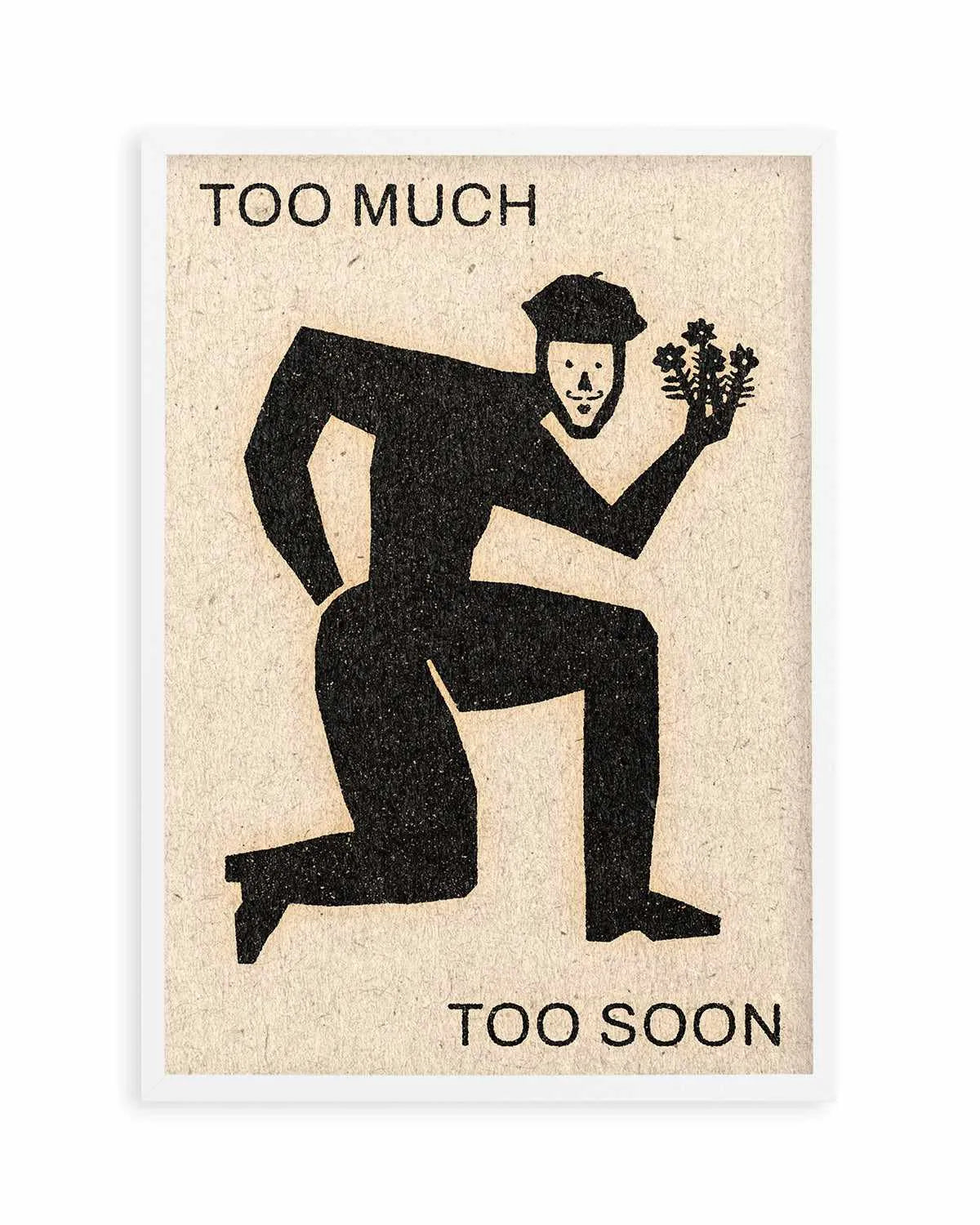 Too Much Too Soon by David Schmitt Art Print from Olive et Oriel where you can shop wallpaper and artworks online