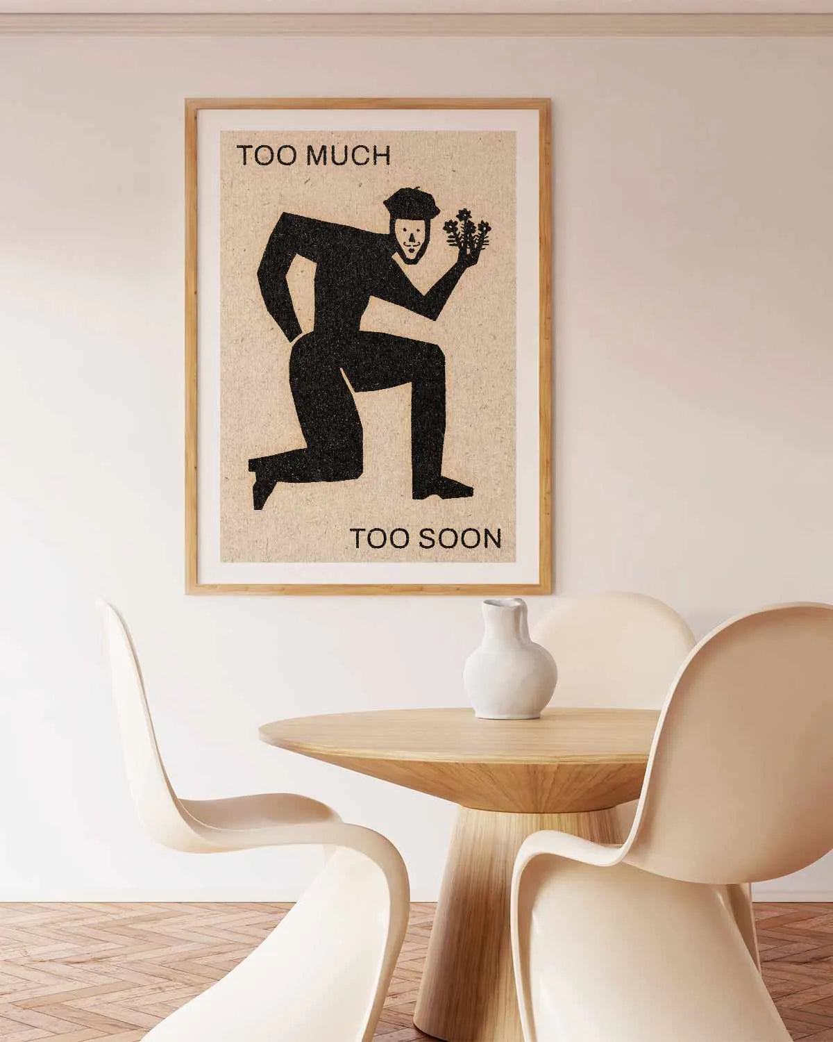 Too Much Too Soon by David Schmitt Art Print from Olive et Oriel where you can shop wallpaper and artworks online