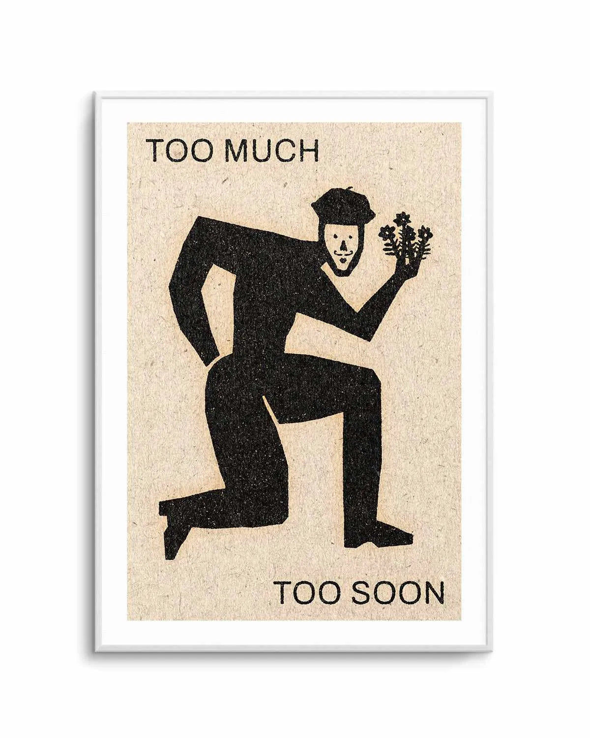 Too Much Too Soon by David Schmitt Art Print from Olive et Oriel where you can shop wallpaper and artworks online