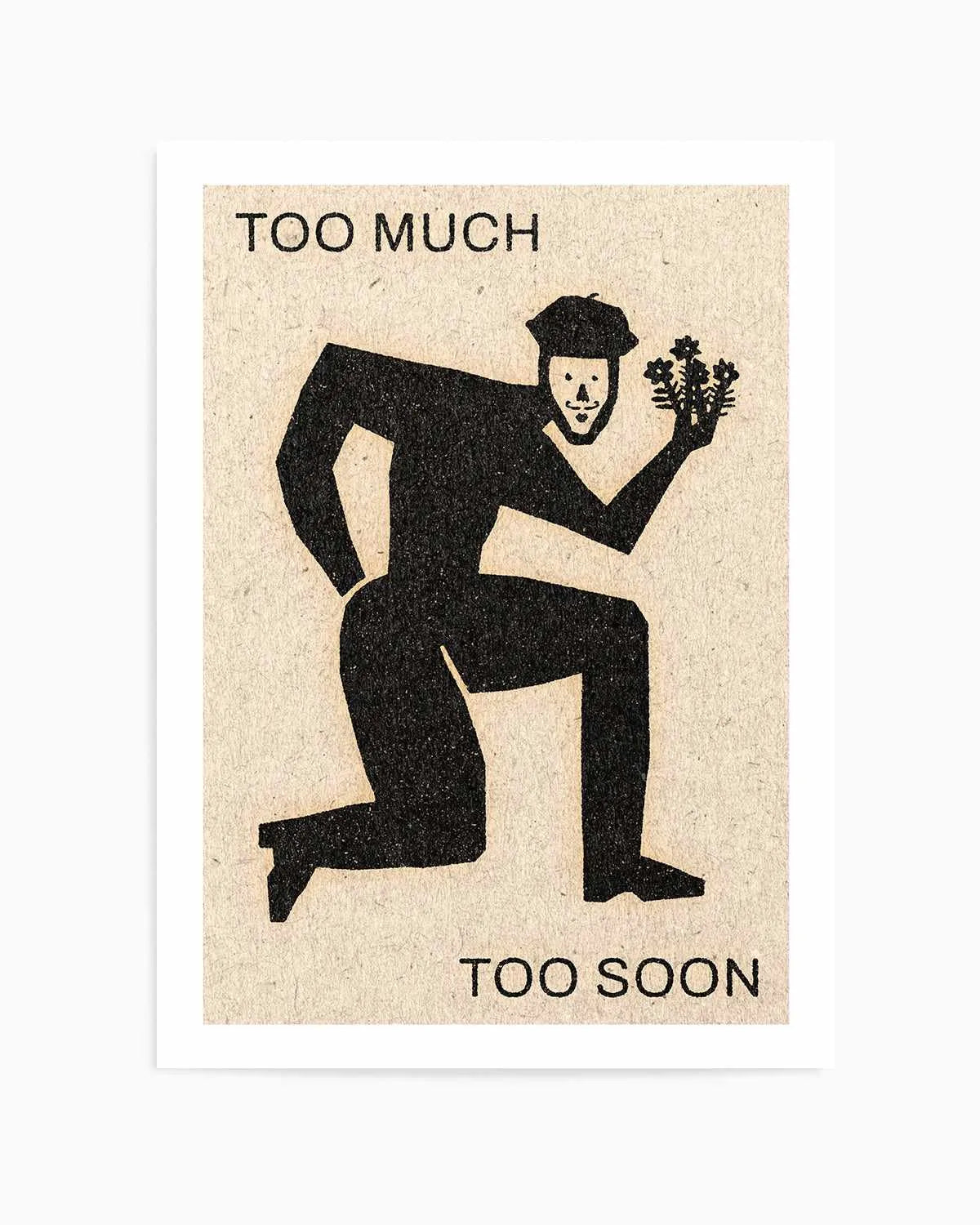 Too Much Too Soon by David Schmitt Art Print from Olive et Oriel where you can shop wallpaper and artworks online