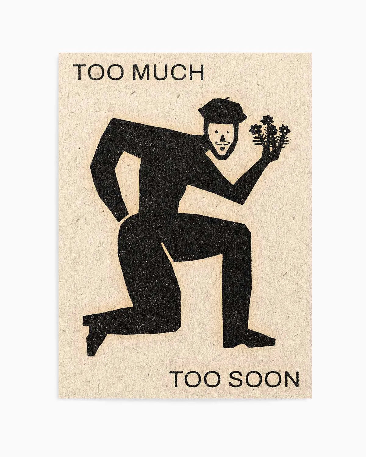 Too Much Too Soon by David Schmitt Art Print from Olive et Oriel where you can shop wallpaper and artworks online