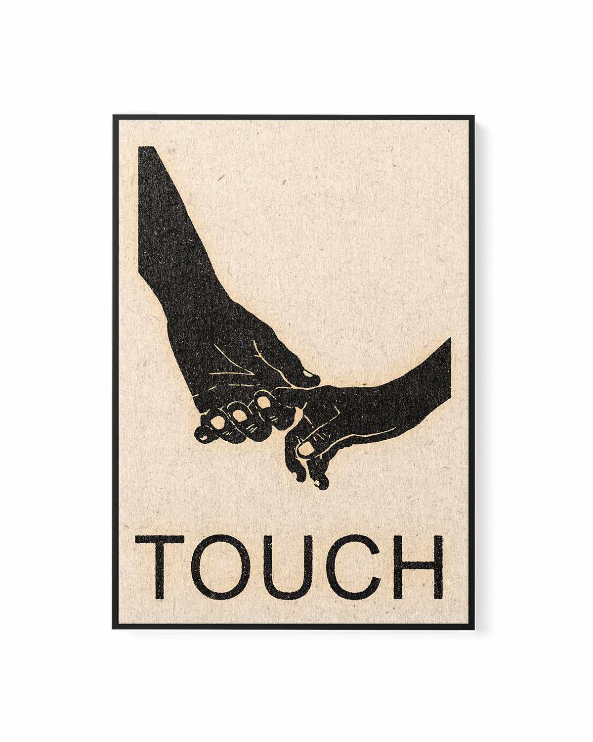 Touch by David Schmitt | Framed Canvas Art Print