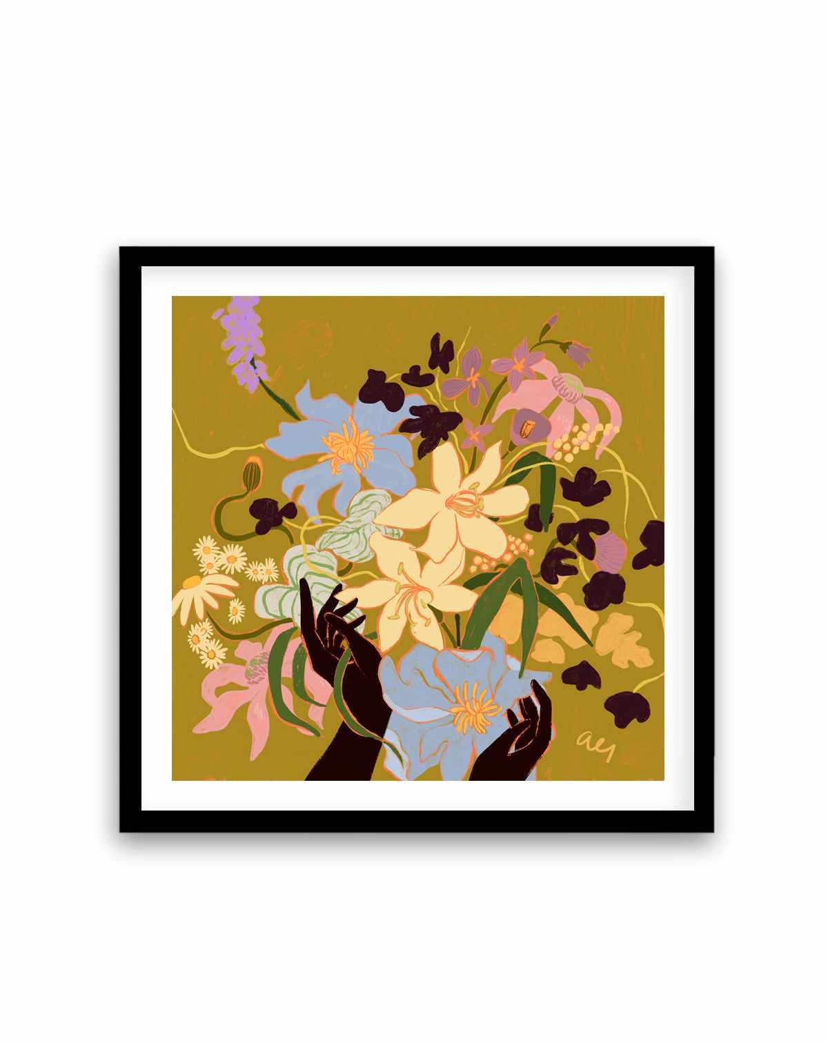 A Touch Of Nature by Arty Guava | Art Print from Olive et Oriel where you can shop wallpaper and artworks online