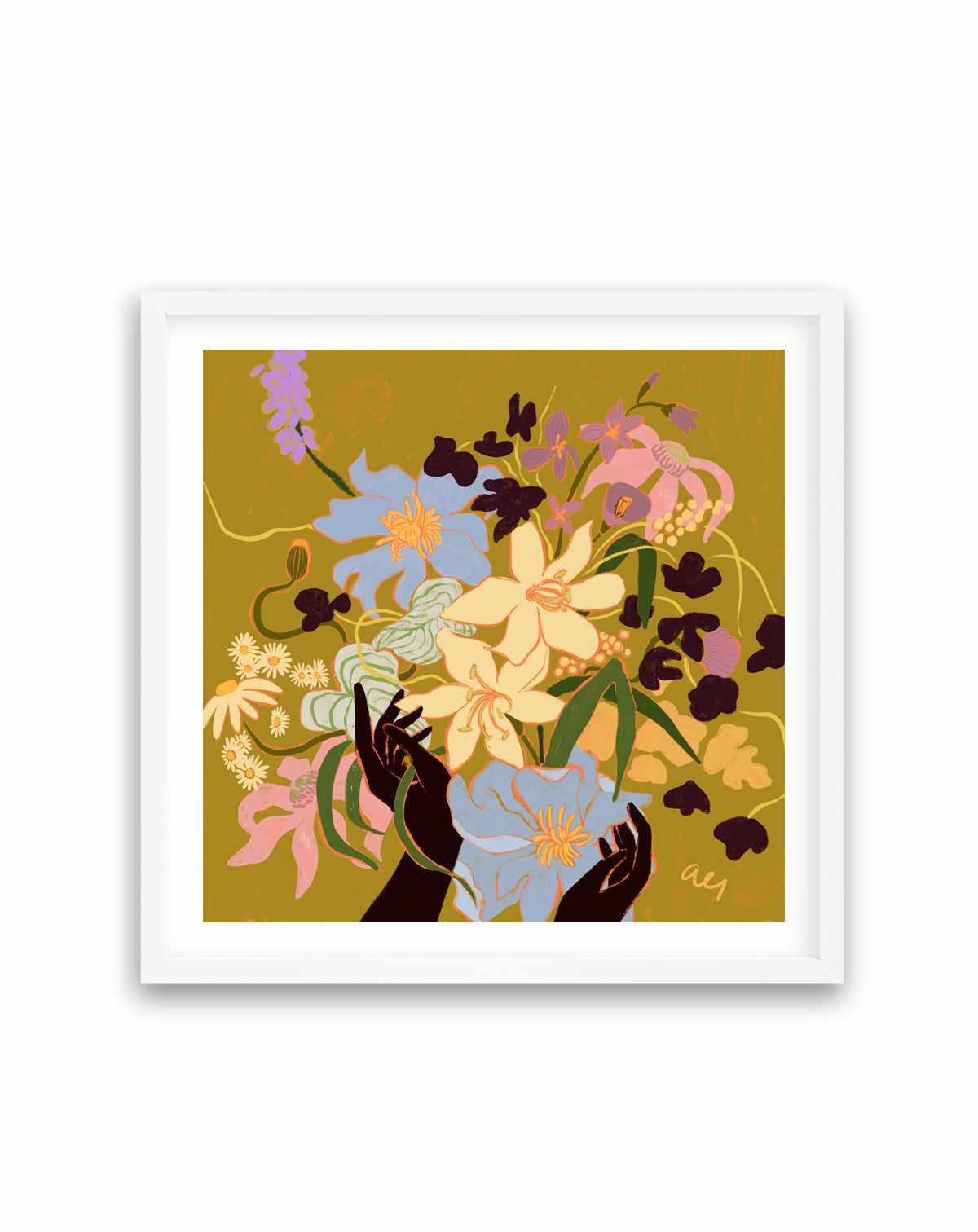 A Touch Of Nature by Arty Guava | Art Print from Olive et Oriel where you can shop wallpaper and artworks online