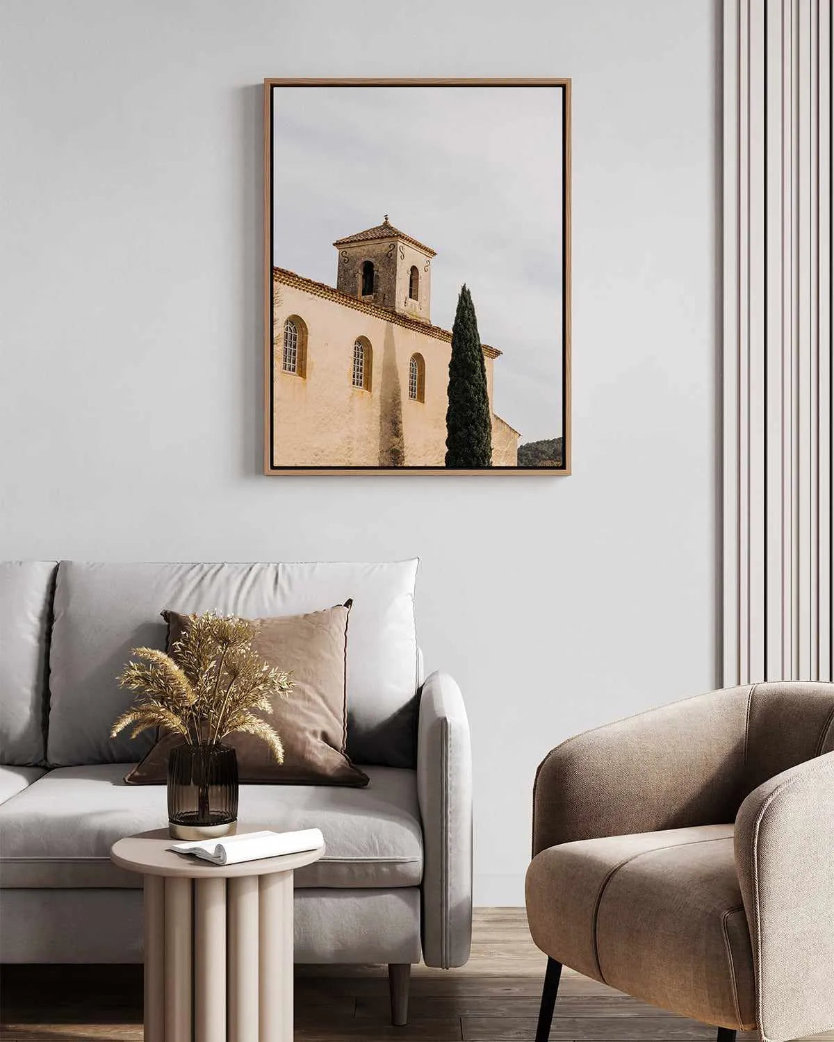 Tower Provence by Jovani Demetrie | Framed Canvas Art Print from Olive et Oriel where you can shop wallpaper and artworks online