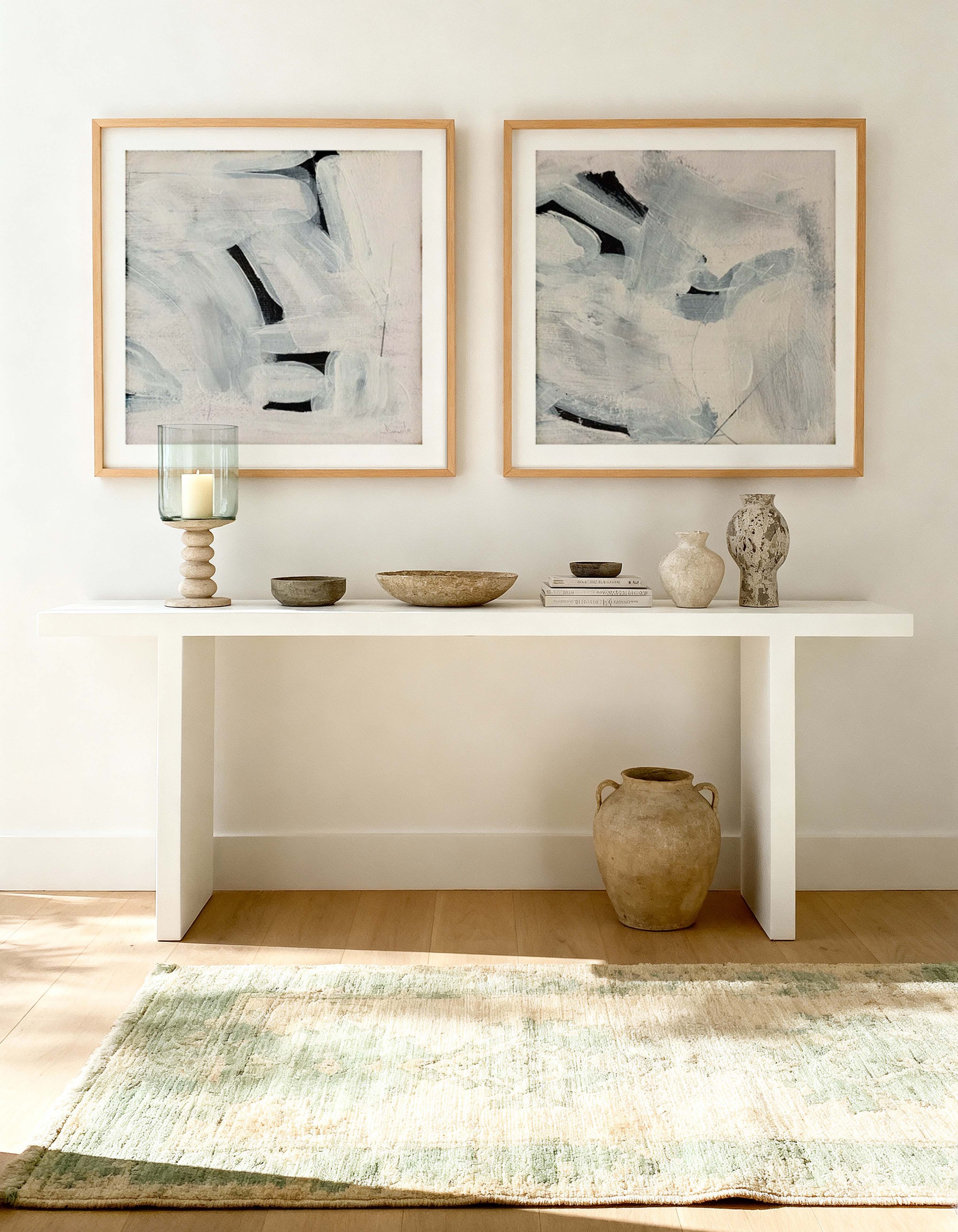 Beyond II by Dan Hobday Square Art Print from Olive et Oriel where you can shop wallpaper and artworks online