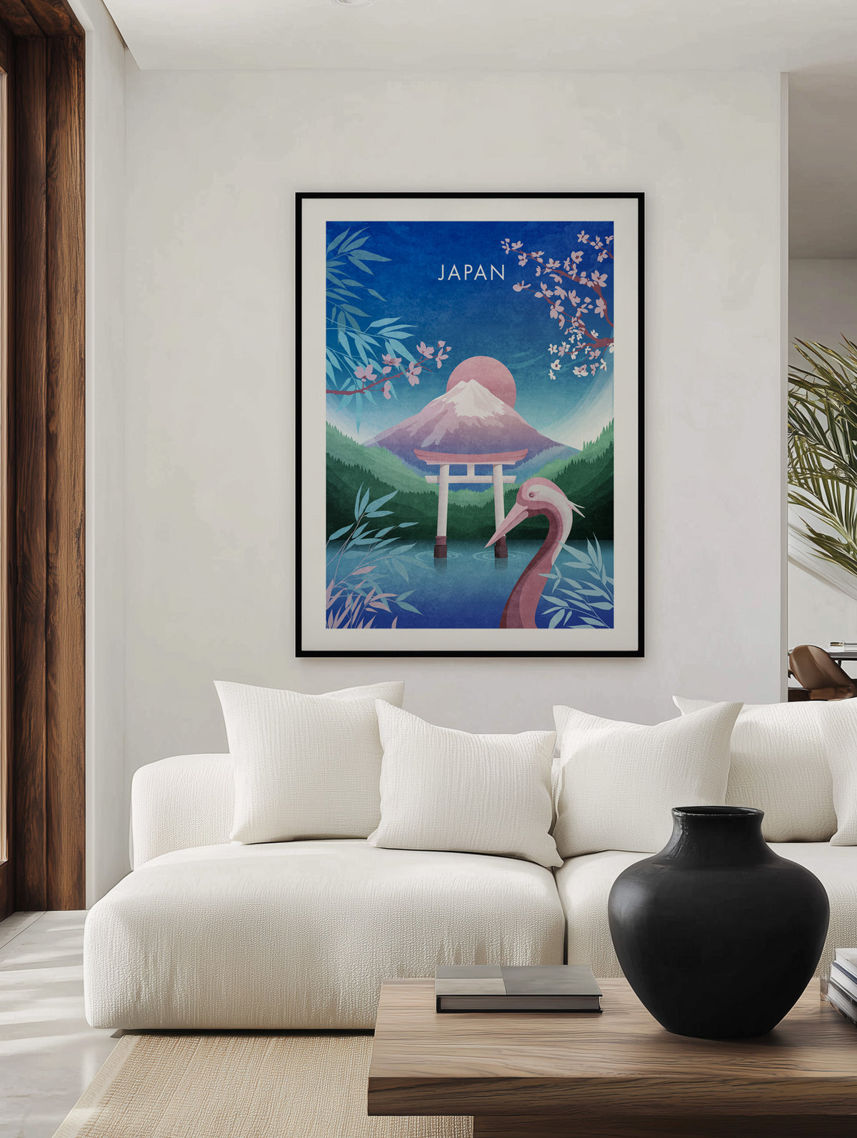 Tranquil Japan Dream by Emel Tunaboylu | Art Print