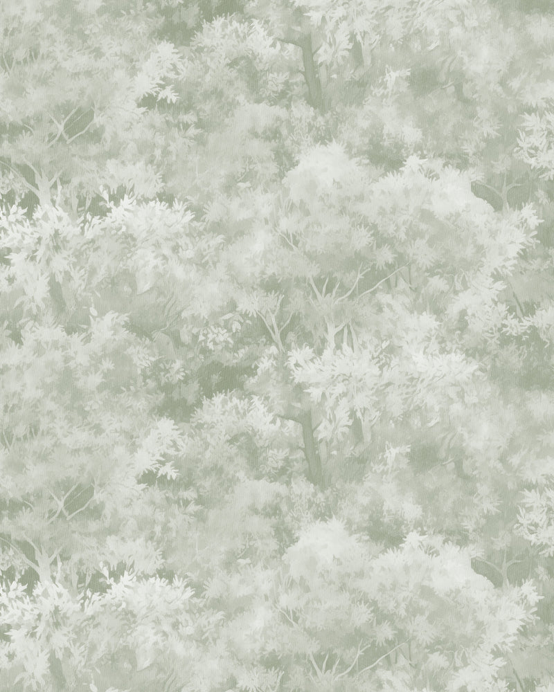 Tranquil Canopy in Sage Green Wallpaper from Olive et Oriel where you can shop wallpaper and artworks online