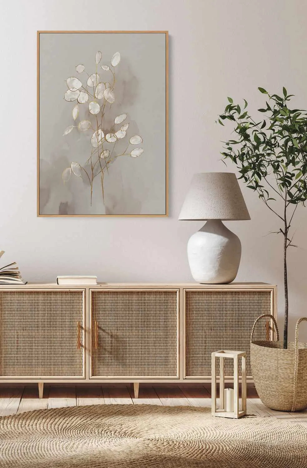 Transparent I | Framed Canvas Art Print from Olive et Oriel where you can shop wallpaper and artworks online