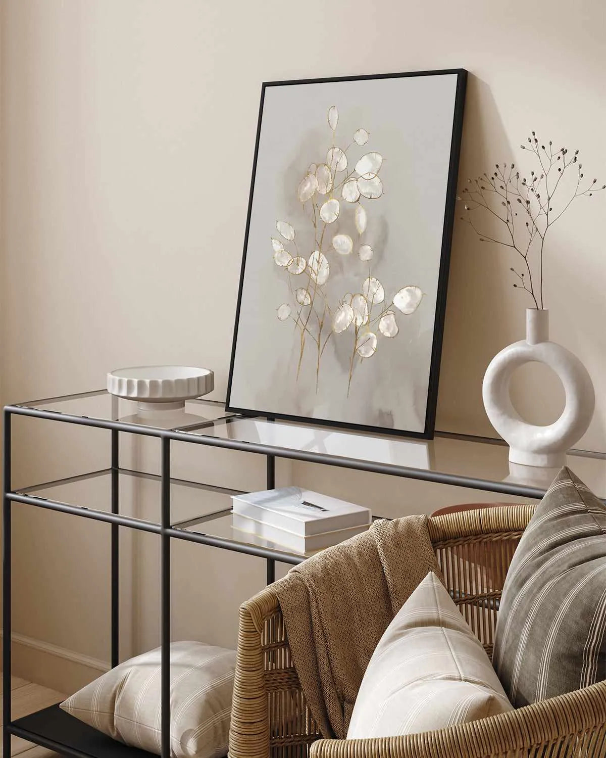 Transparent II | Framed Canvas Art Print from Olive et Oriel where you can shop wallpaper and artworks online
