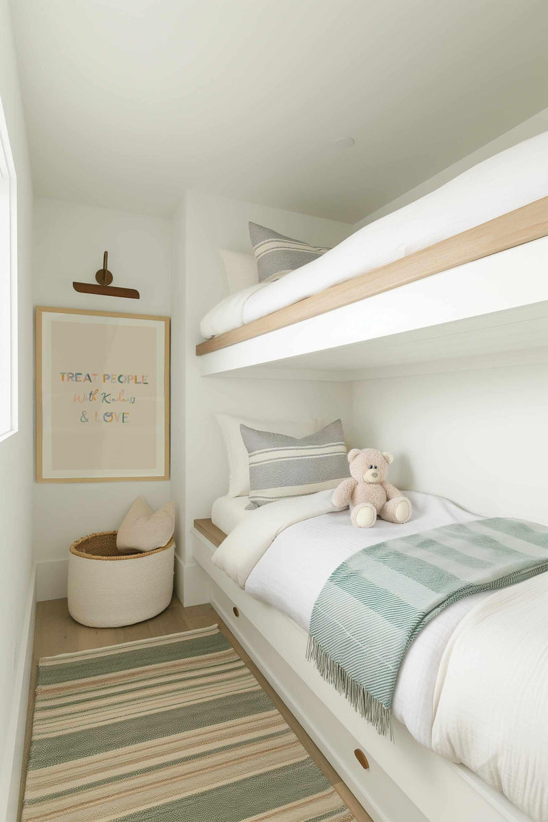 Treat People With Kindness & Love | Art Print from Olive et Oriel where you can shop wallpaper and artworks online