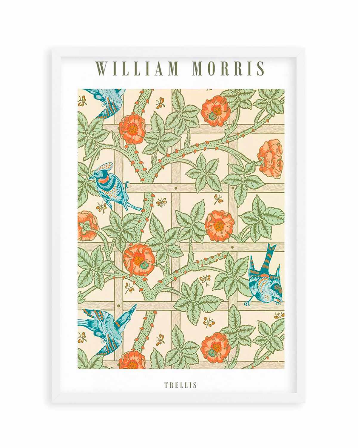 Trellis by William Morris Art Print