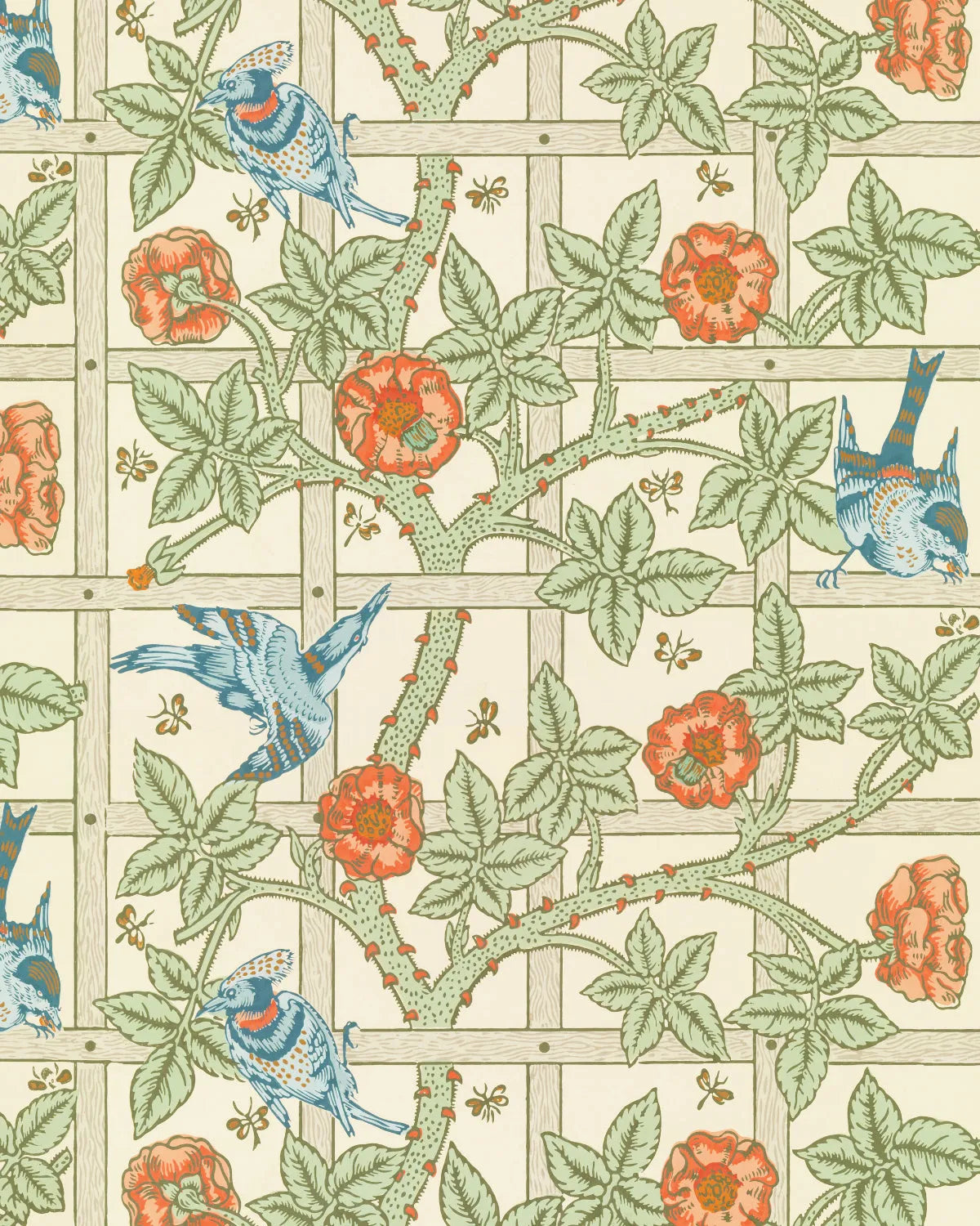 Trellis by William Morris Wallpaper from Olive et Oriel where you can shop wallpaper and artworks online
