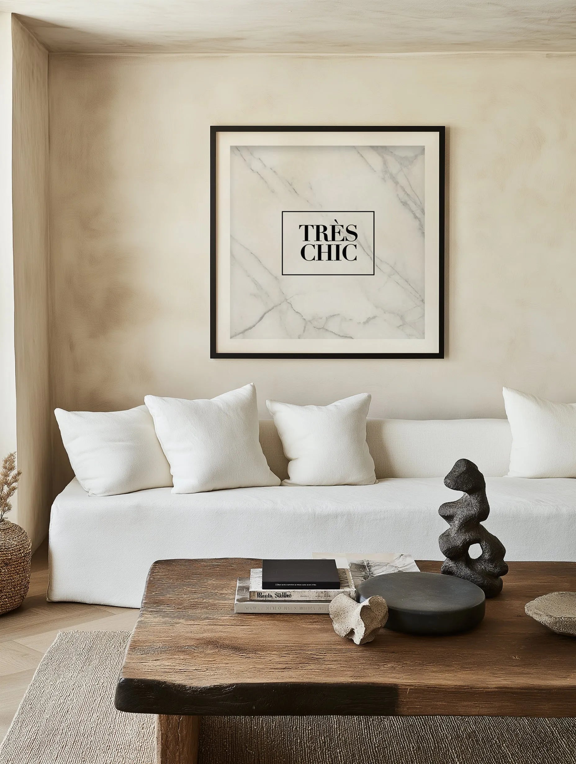 Tres Chic from Olive et Oriel where you can shop wallpaper and artworks online