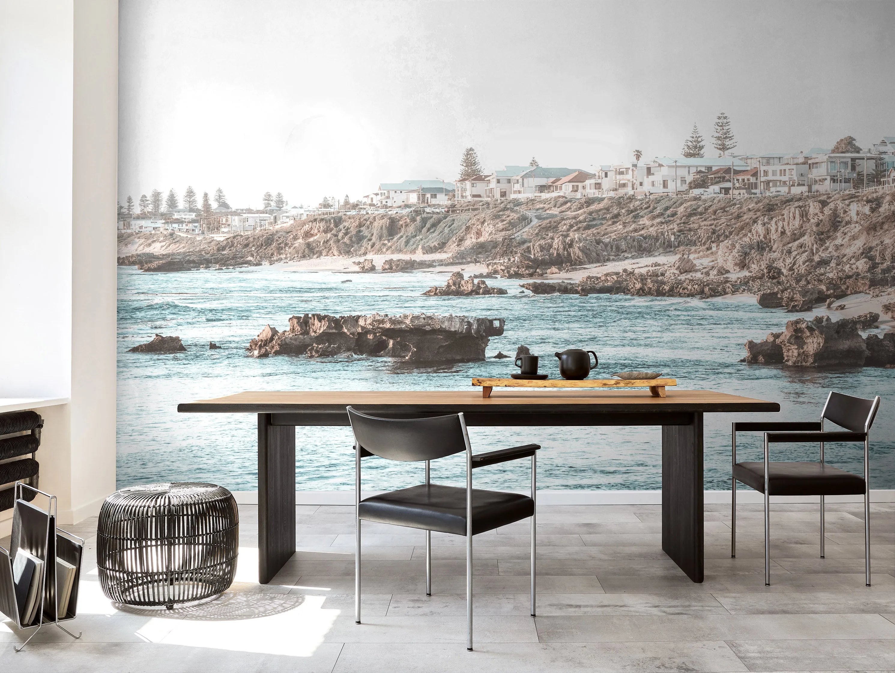 Trigg Beach Coastline | Perth Photo Mural Wallpaper from Olive et Oriel where you can shop wallpaper and artworks online